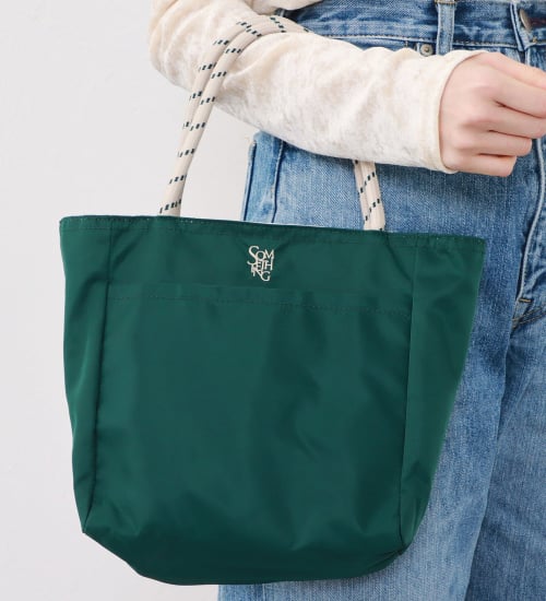 SOMETHING(サムシング)のSOMETHING リバーシブルトートバッグ|バッグ/トートバッグ/レディース|グリーン
