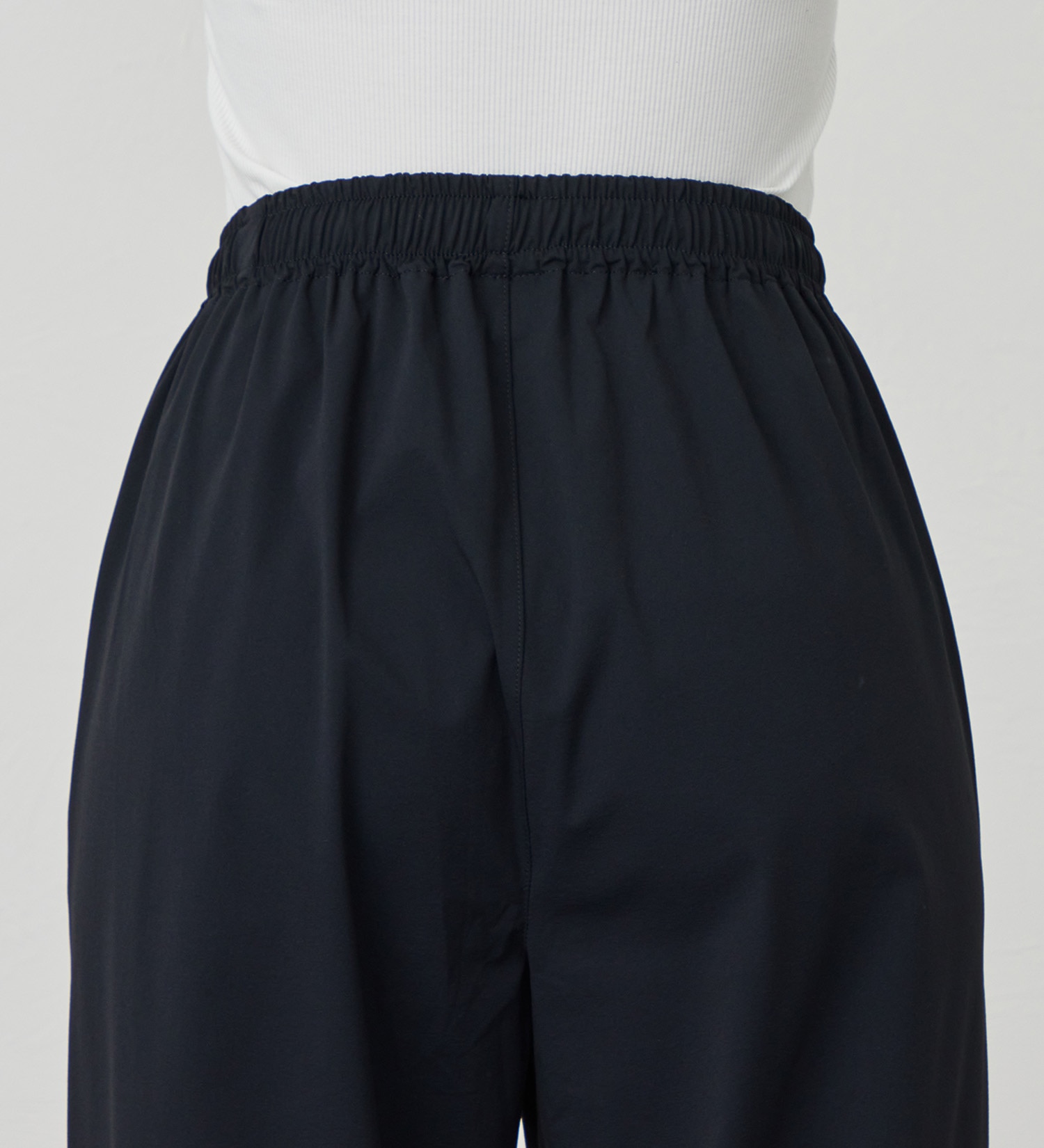 SOMETHING(サムシング)の【試着対象】SOMETHING SLテーパードパンツ【涼】|パンツ/パンツ/レディース|ブラック