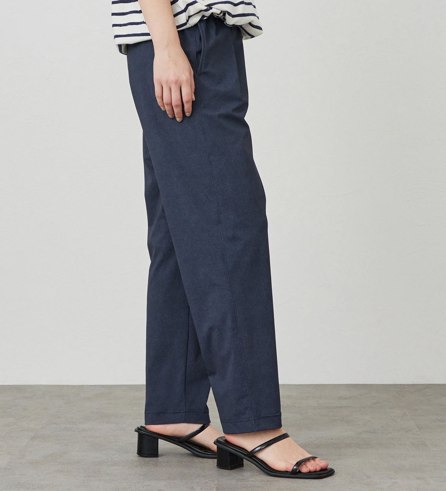 SOMETHING(サムシング)の【試着対象】SOMETHING SLテーパードパンツ【涼】|パンツ/パンツ/レディース|濃色ブルー