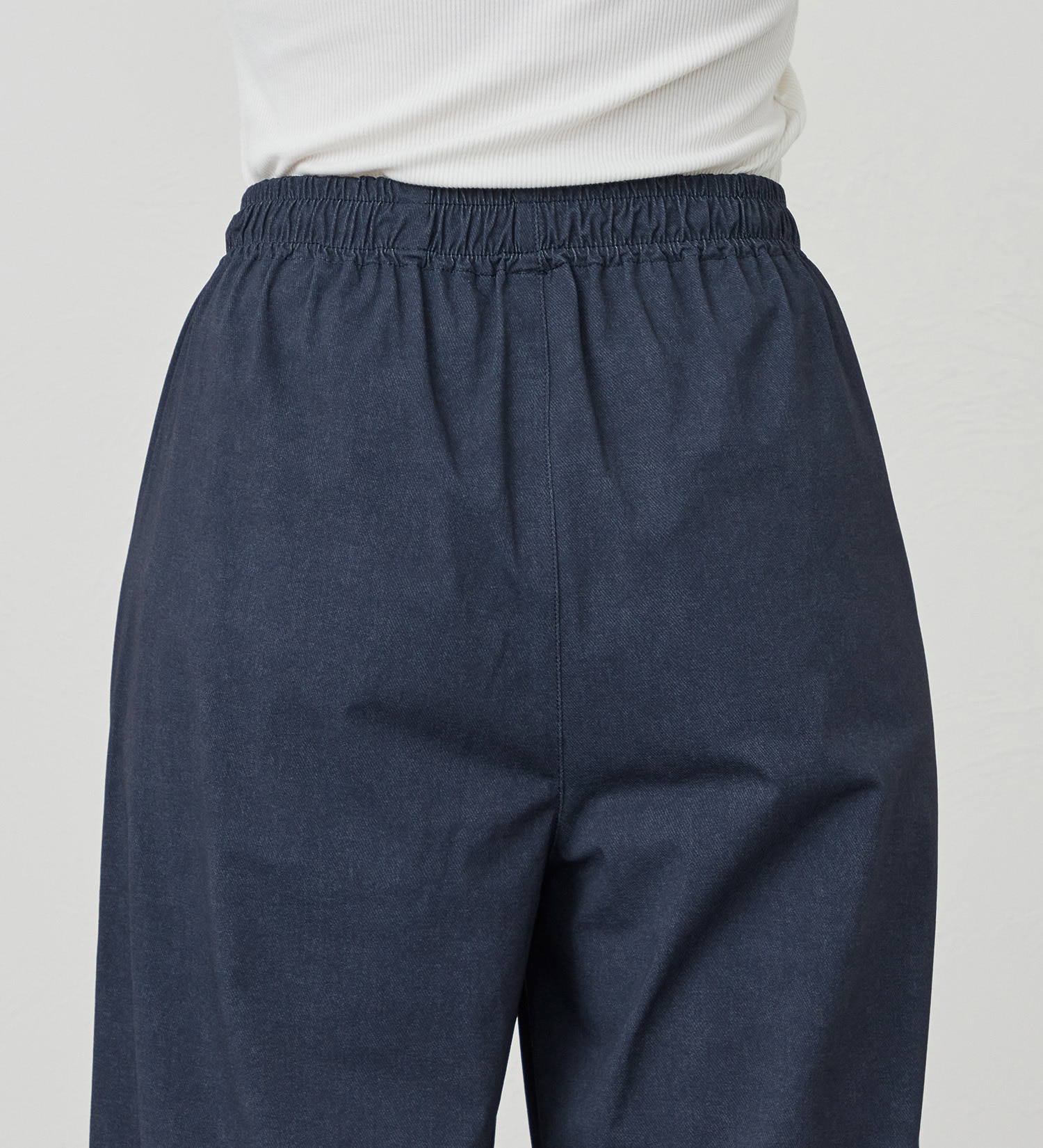 SOMETHING(サムシング)の【試着対象】SOMETHING SLワイドパンツ【涼】|パンツ/パンツ/レディース|濃色ブルー