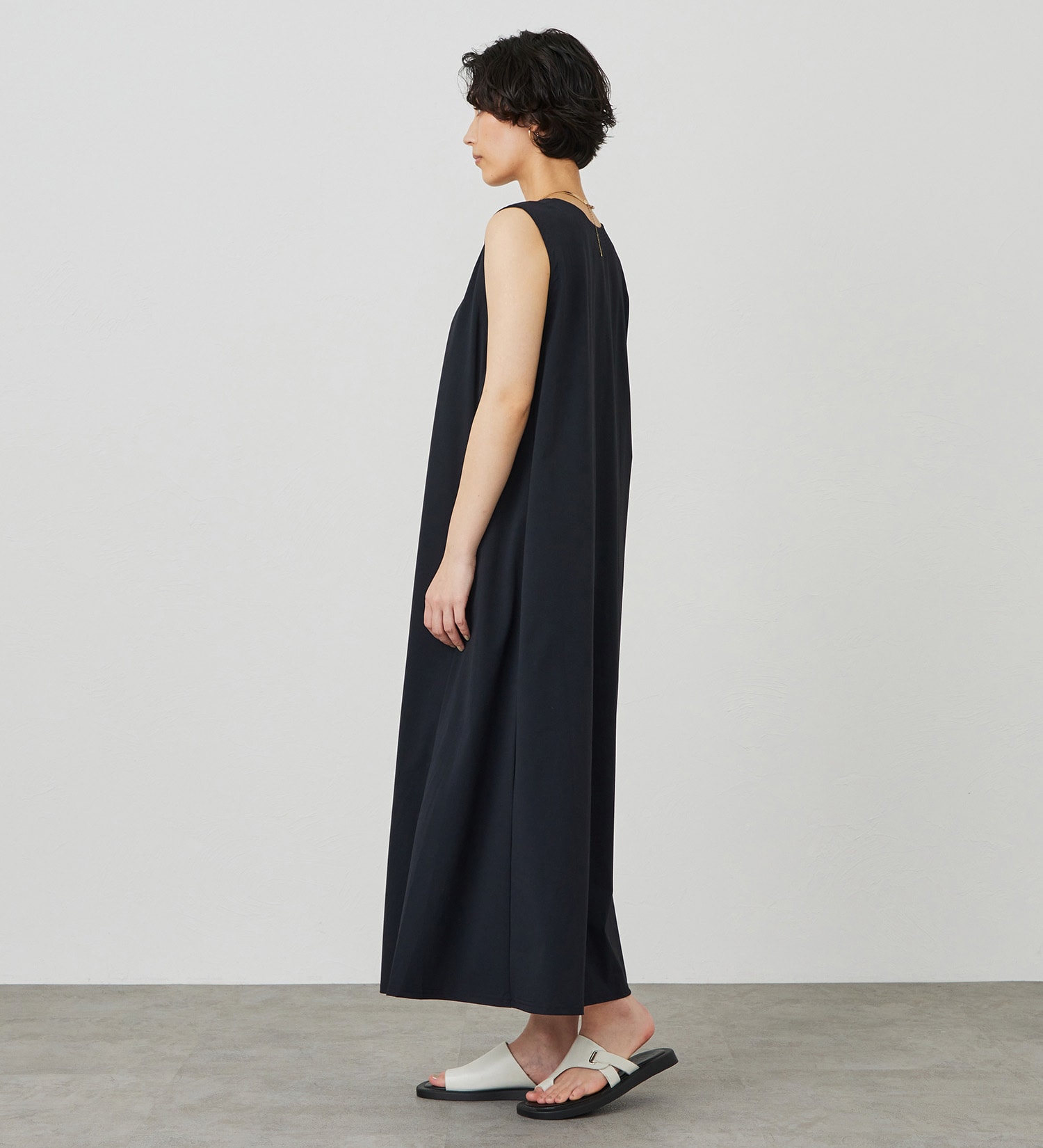 SOMETHING(サムシング)の【試着対象】SOMETHING SLワンピース【涼】|ワンピース/ワンピース/レディース|ブラック