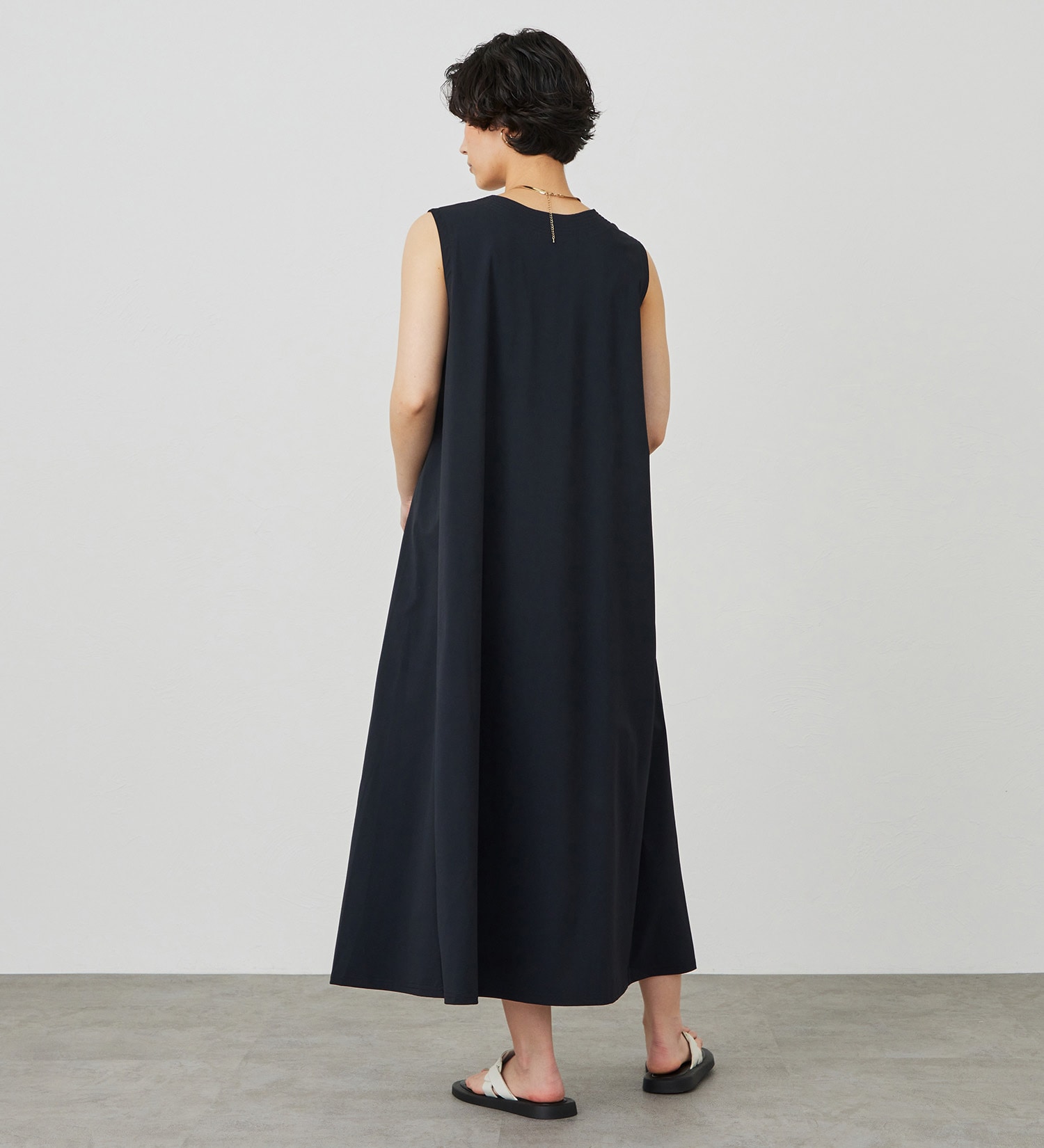 SOMETHING(サムシング)の【試着対象】SOMETHING SLワンピース【涼】|ワンピース/ワンピース/レディース|ブラック