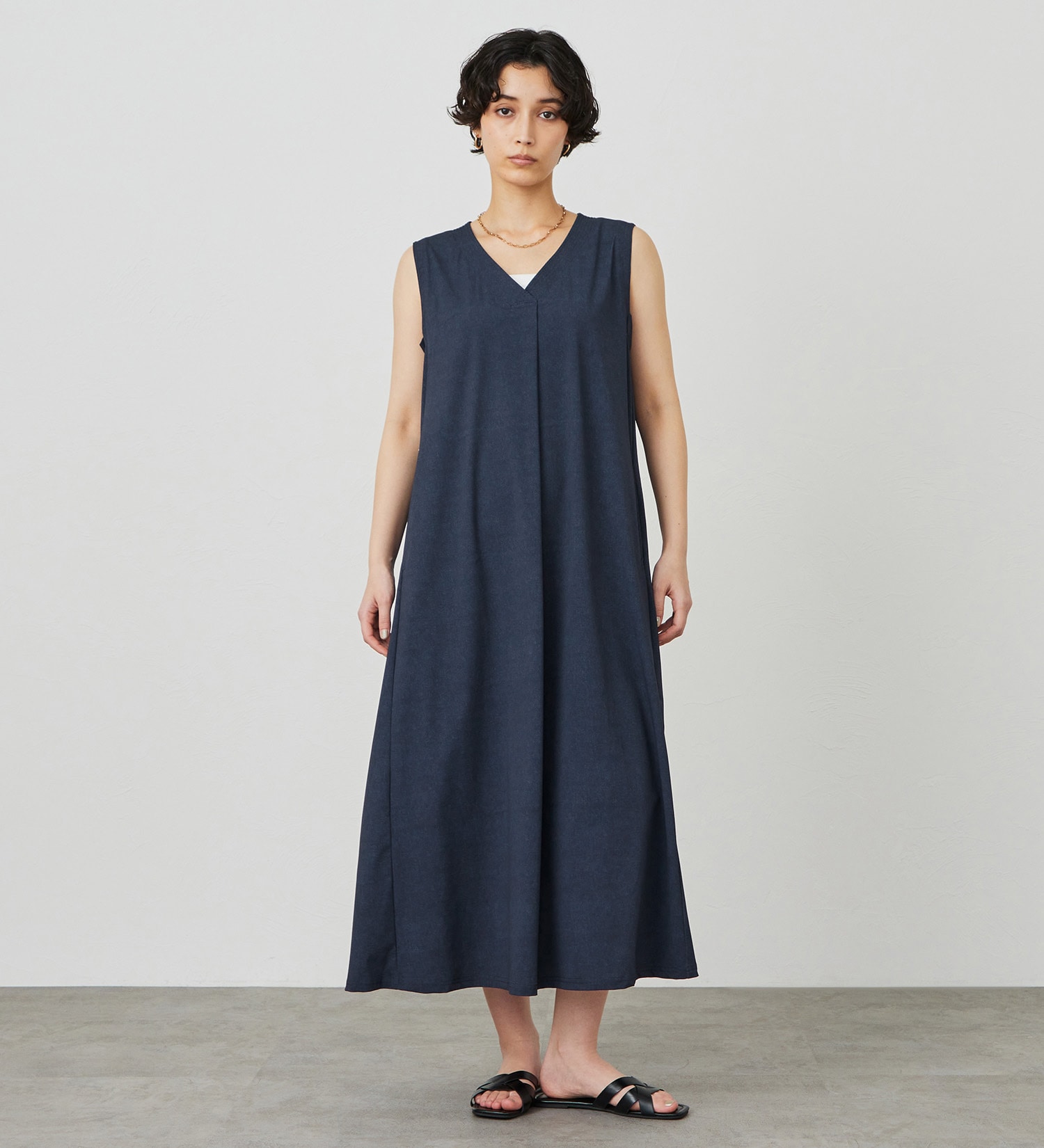 SOMETHING(サムシング)の【試着対象】SOMETHING SLワンピース【涼】|ワンピース/ワンピース/レディース|ブルー