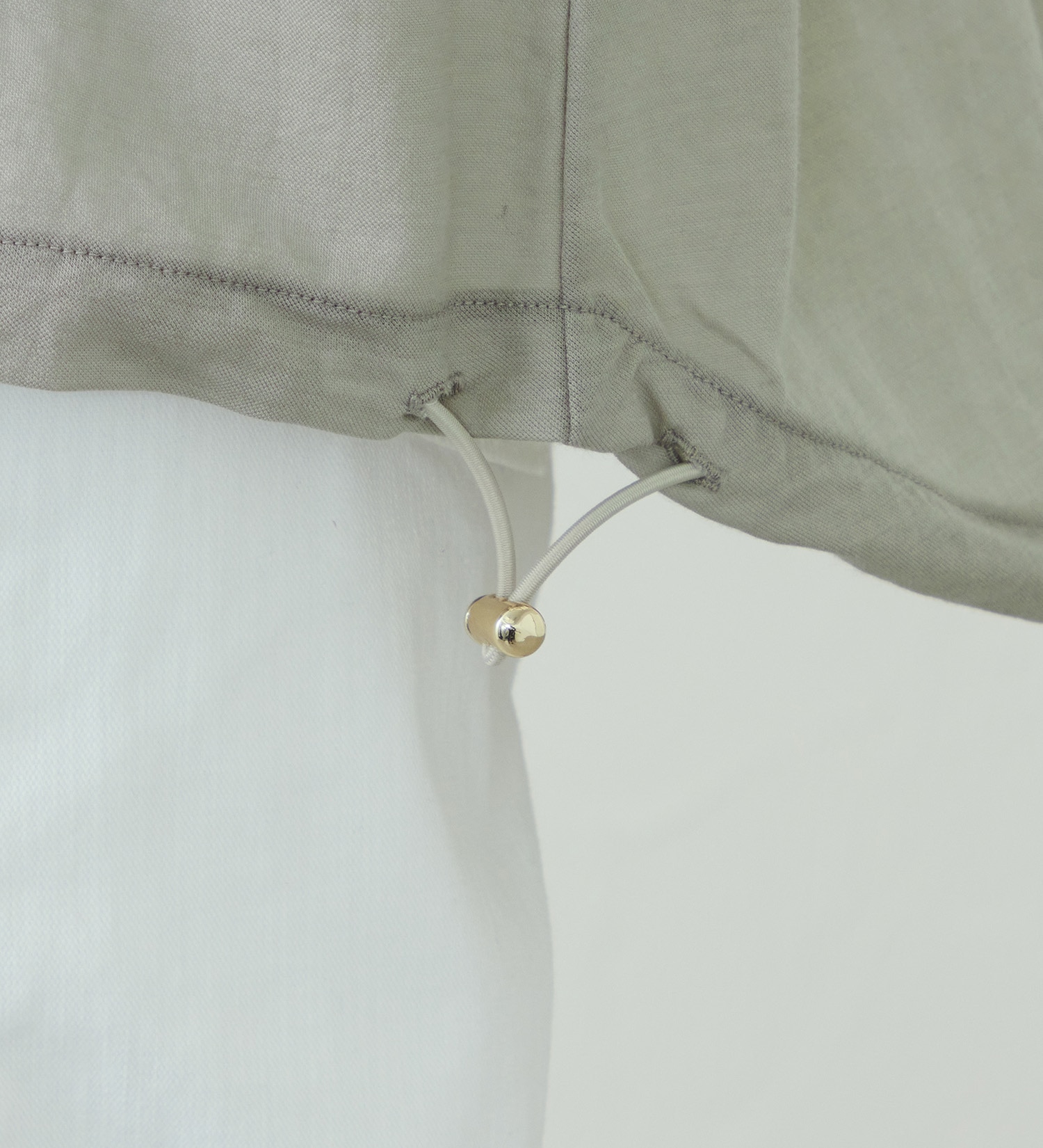 SOMETHING(サムシング)のSOMETHING シアー長袖パーカー|ジャケット/アウター/その他アウター/レディース|グレー