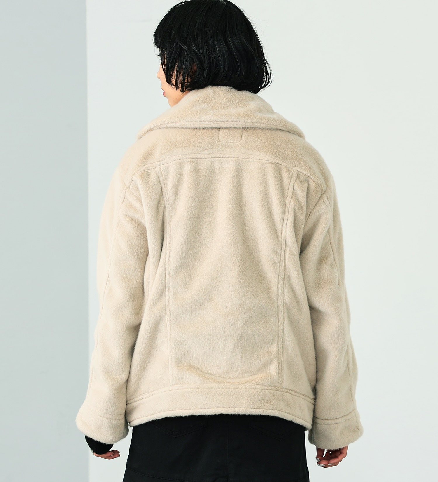 SOMETHING(サムシング)の【SALE】SOMETHING ファージャケット|ジャケット/アウター/その他アウター/レディース|アイボリー