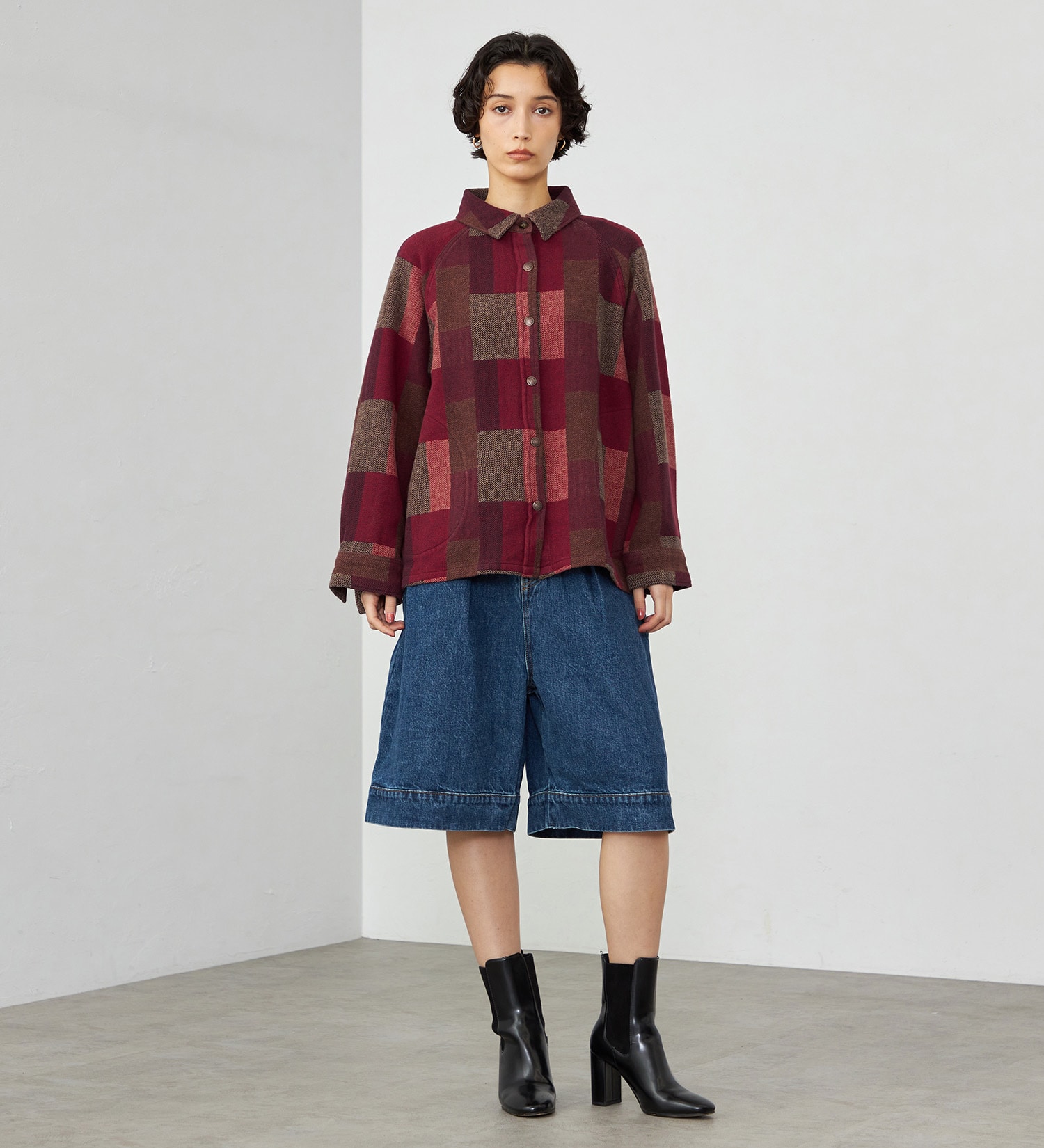 SOMETHING(サムシング)のSOMETHING シャツジャケット|トップス/シャツ/ブラウス/レディース|レッド