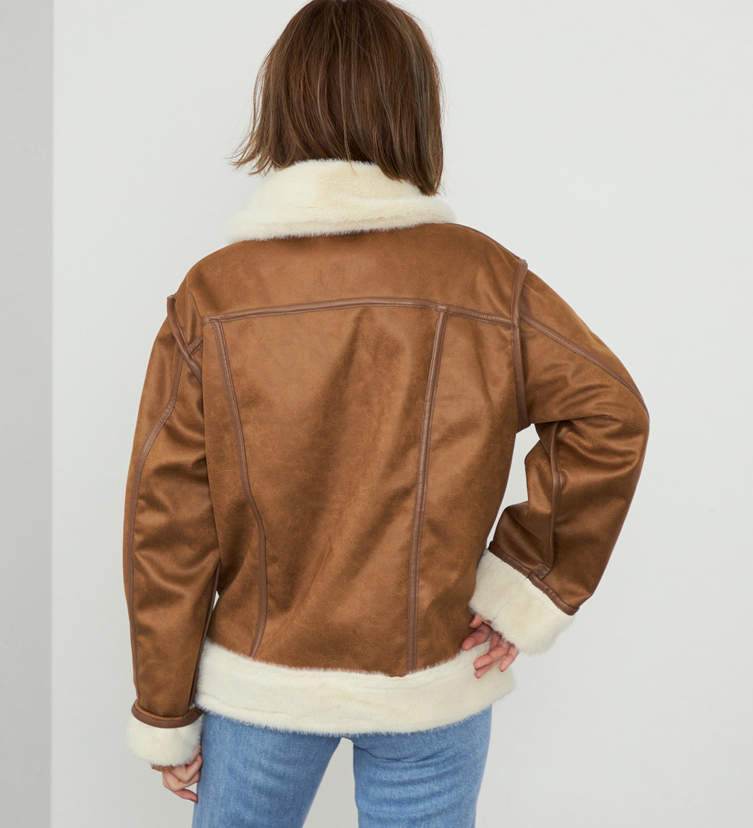 SOMETHING(サムシング)の【試着対象】SOMETHING ファージャケット|ジャケット/アウター/その他アウター/レディース|アイボリー