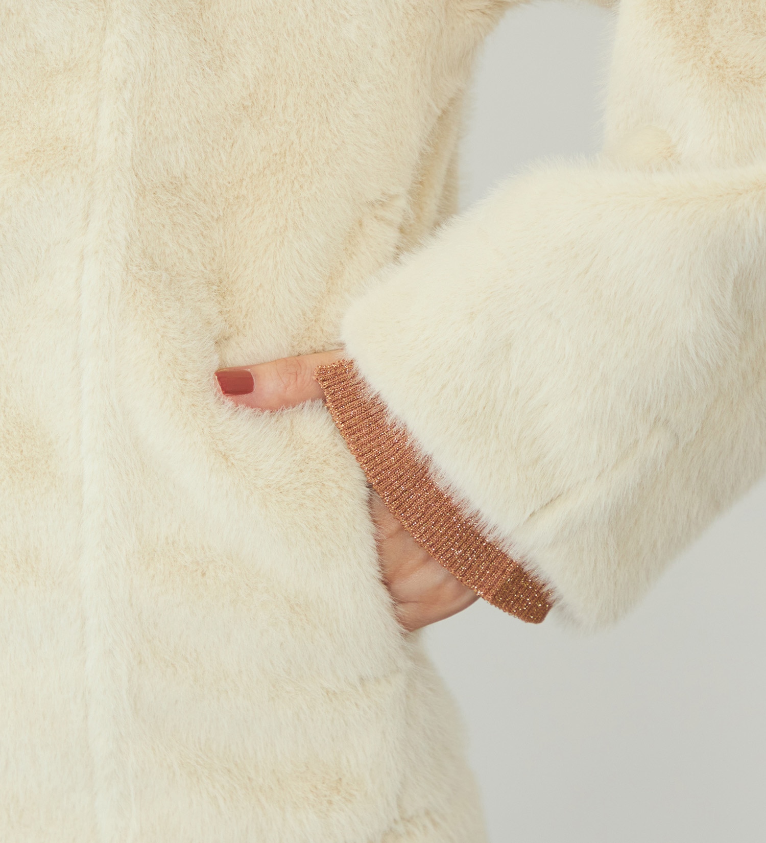 SOMETHING(サムシング)の【試着対象】SOMETHING ファージャケット|ジャケット/アウター/その他アウター/レディース|アイボリー