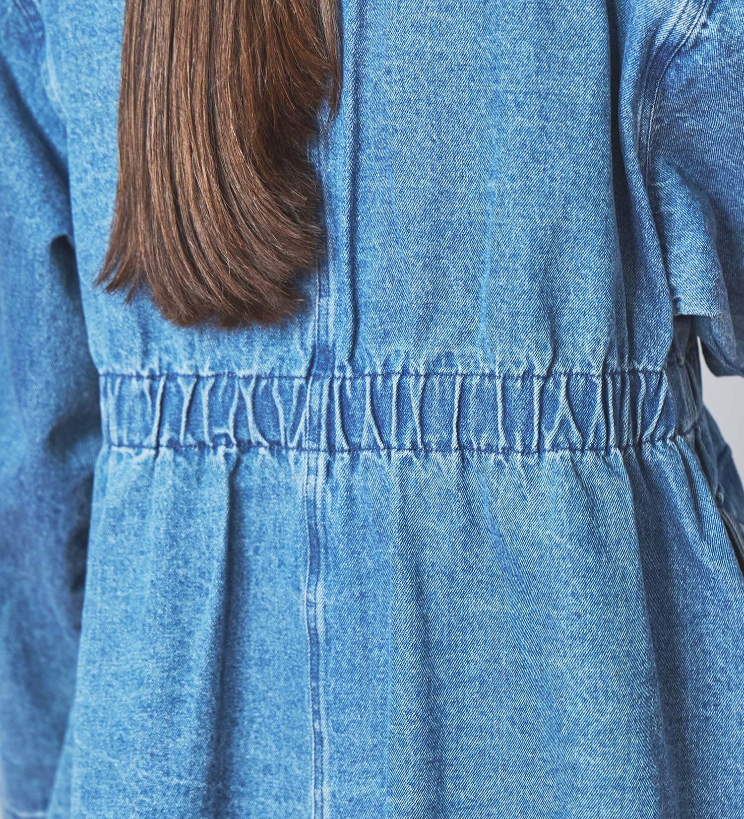 SOMETHING(サムシング)のSOMETHING デニムカバーオール|ジャケット/アウター/デニムジャケット/レディース|ライトブルー