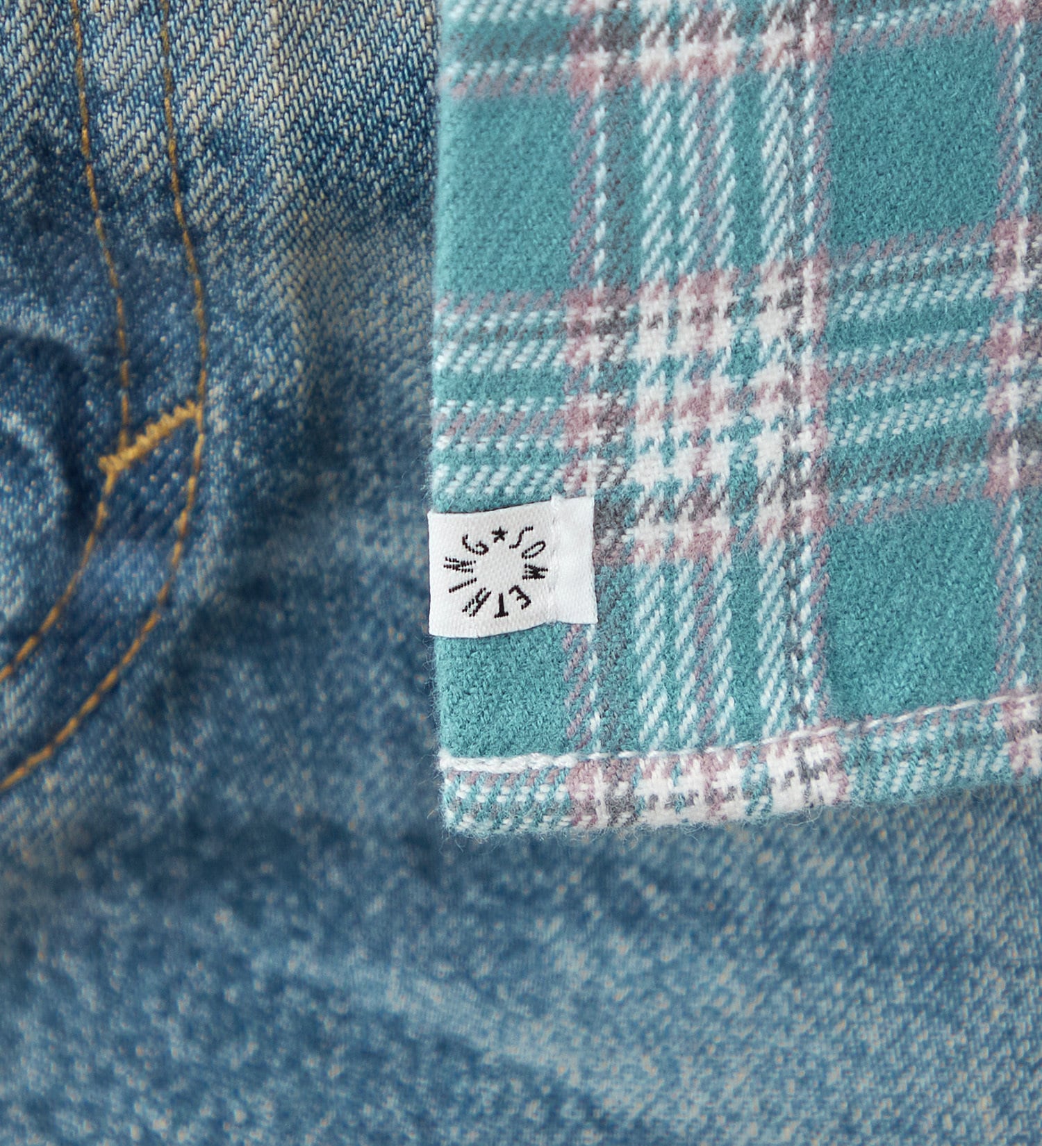 SOMETHING(サムシング)のSOMETHING フランネルチェックシャツ【長袖】|トップス/シャツ/ブラウス/レディース|ブルーグリーン