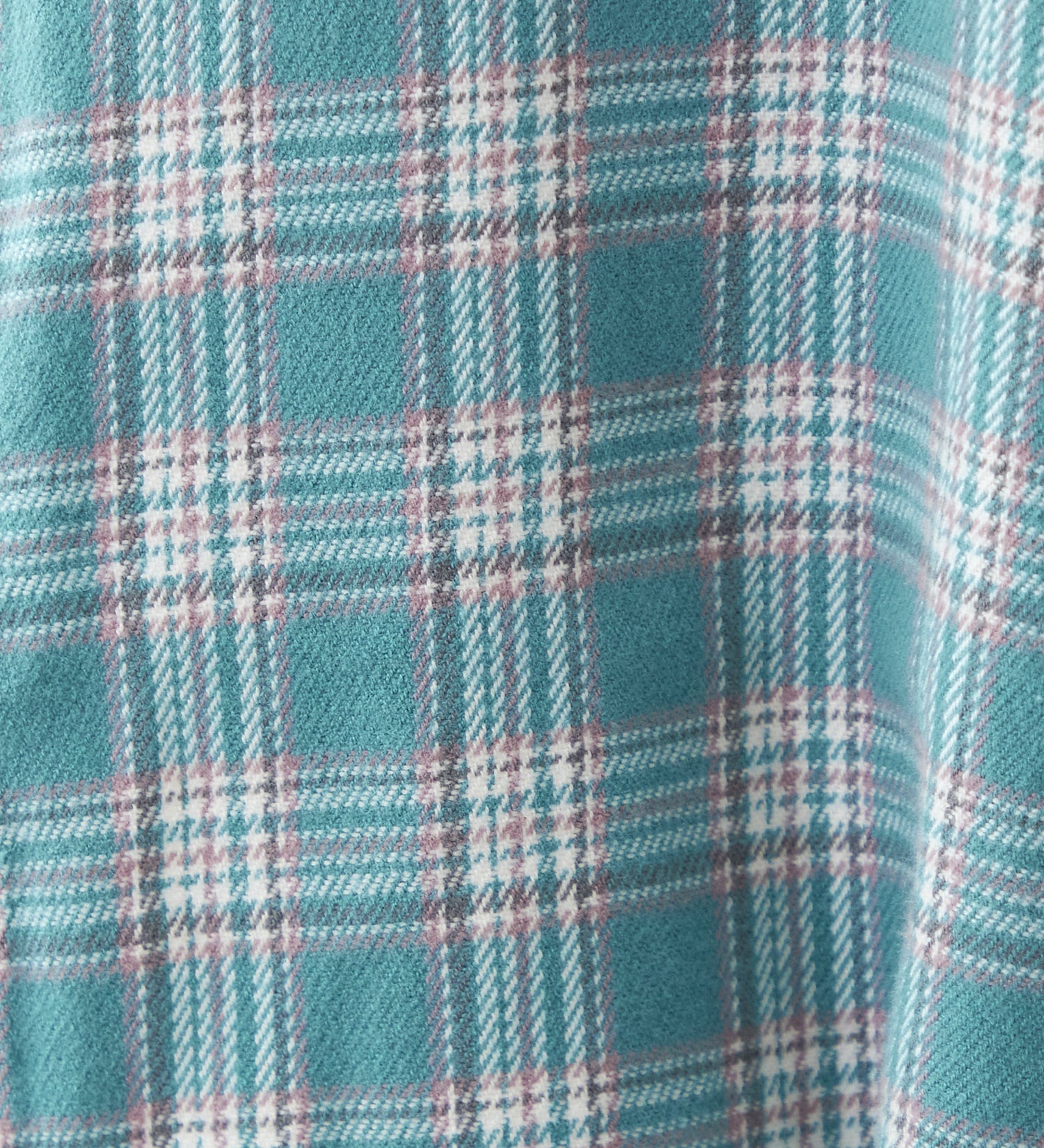 SOMETHING(サムシング)のSOMETHING フランネルチェックシャツ【長袖】|トップス/シャツ/ブラウス/レディース|ブルーグリーン
