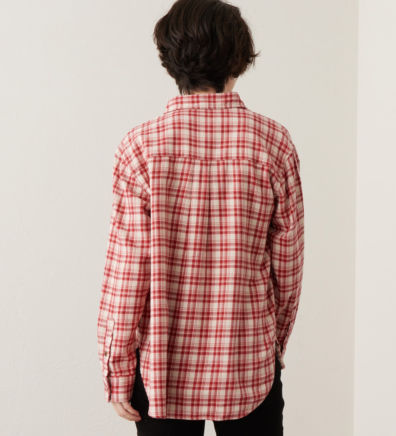 SOMETHING(サムシング)のSOMETHING フランネルチェックシャツ【長袖】|トップス/シャツ/ブラウス/レディース|レッド