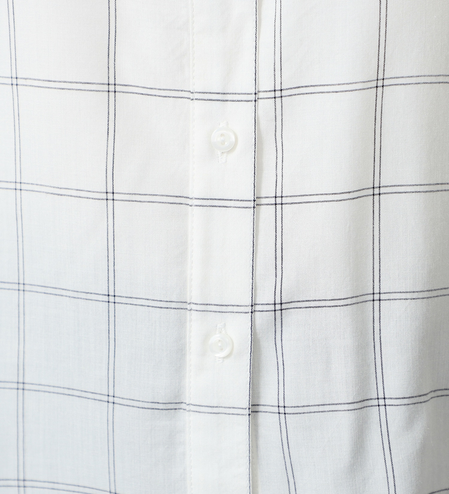 SOMETHING(サムシング)のSOMETHING 長袖チェックシャツ|トップス/シャツ/ブラウス/レディース|ホワイト