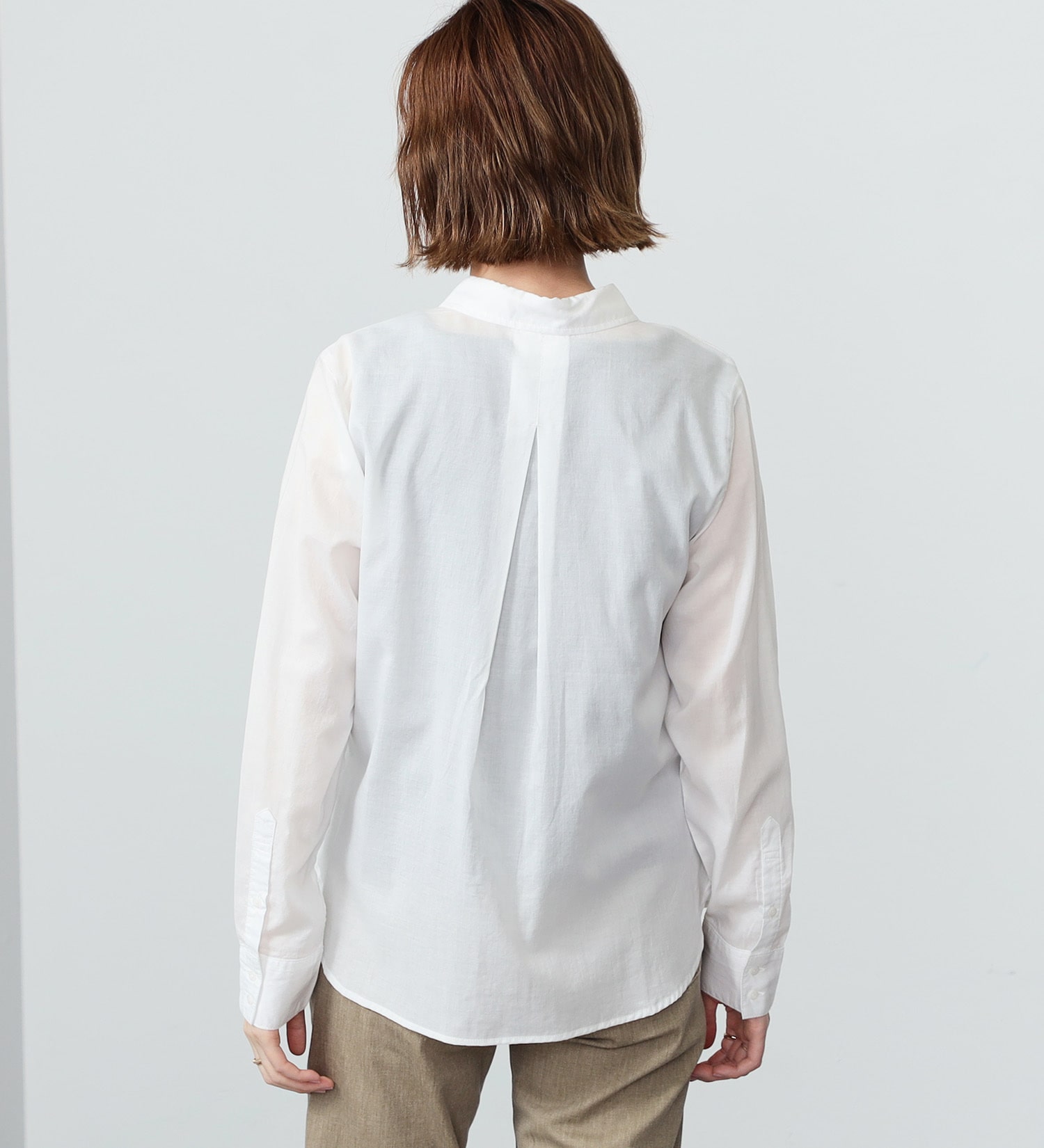 SOMETHING(サムシング)のSOMETHING 長袖シャツ|トップス/シャツ/ブラウス/レディース|ホワイト