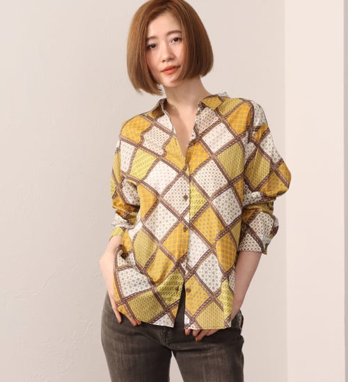 SOMETHING ロングスリーブシャツ