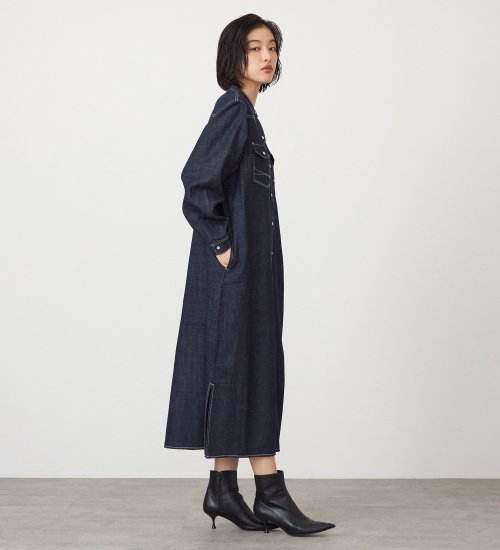 SOMETHING デニムワンピース