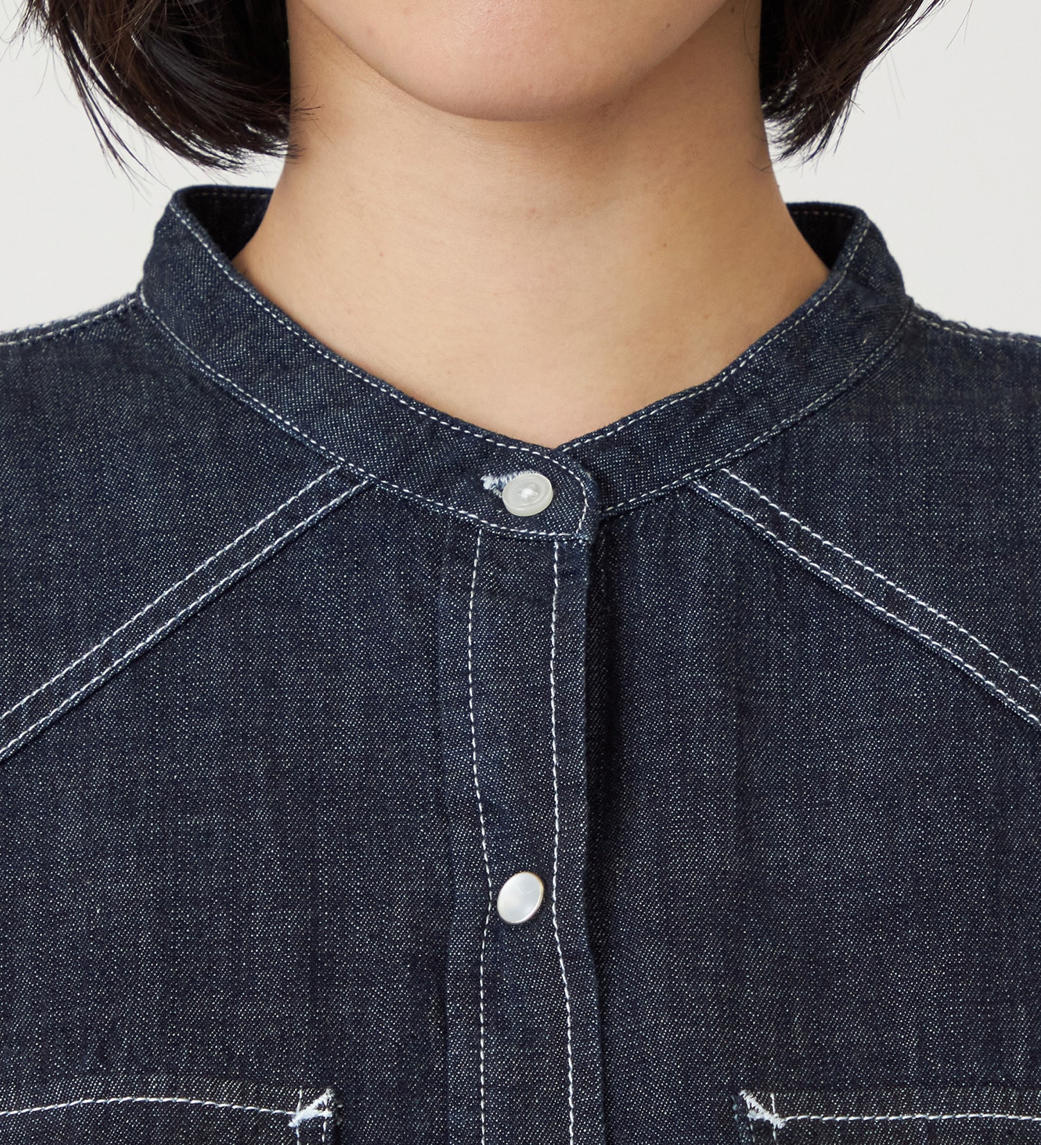 SOMETHING(サムシング)のSOMETHING デニムワンピース|ワンピース/ワンピース/レディース|インディゴブルー