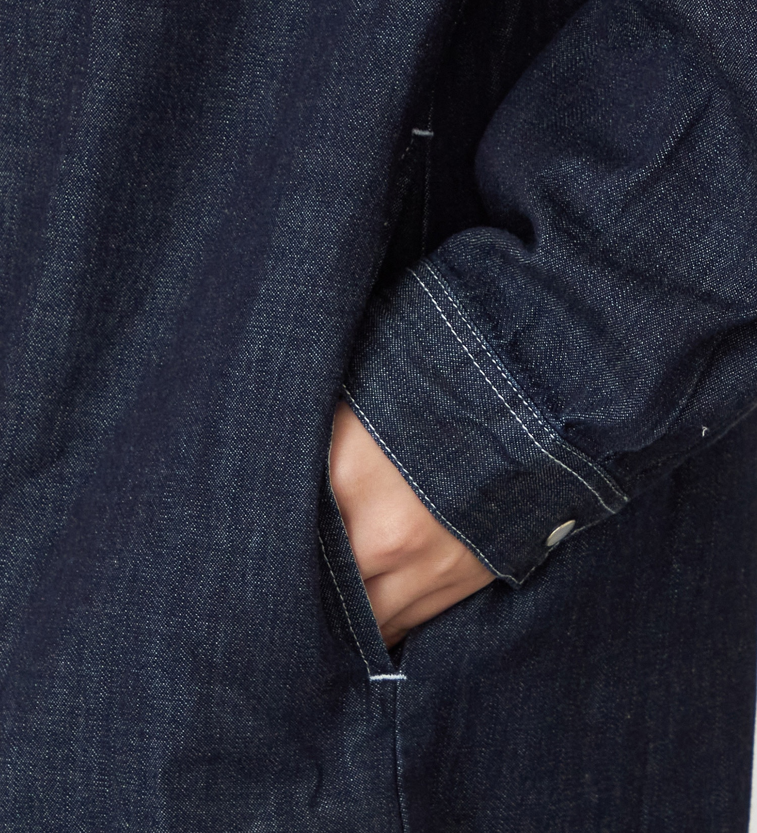 SOMETHING(サムシング)のSOMETHING デニムワンピース|ワンピース/ワンピース/レディース|インディゴブルー