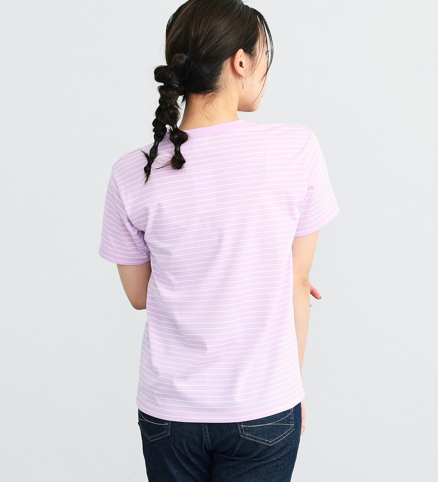 SOMETHING(サムシング)の【試着対象】SOMETHING シャイニープリント半袖Tシャツ|トップス/Tシャツ/カットソー/レディース|ピンク