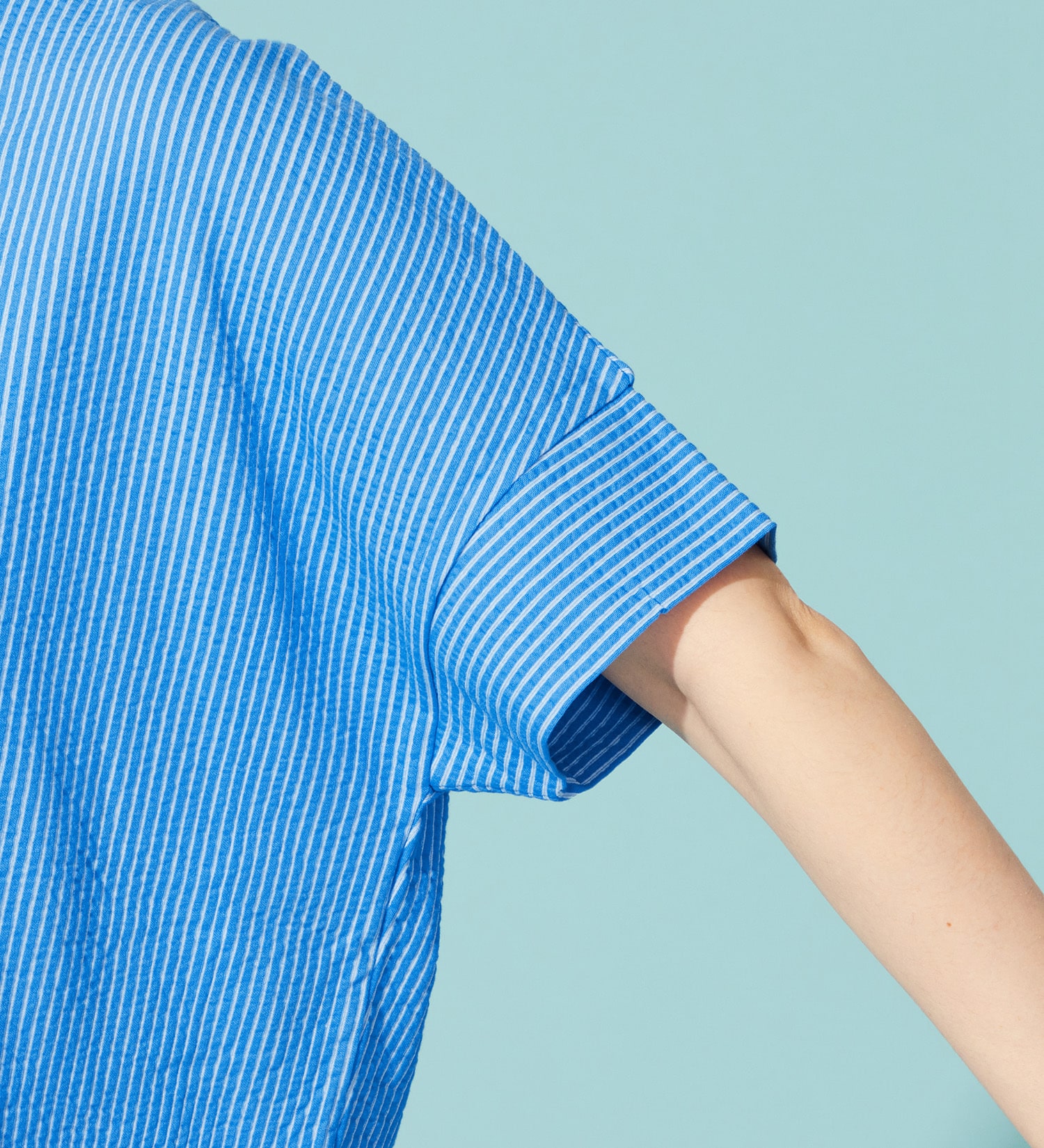 SOMETHING(サムシング)のSOMETHING バイオサッカースキッパーカットソー|トップス/Tシャツ/カットソー/レディース|ブルー