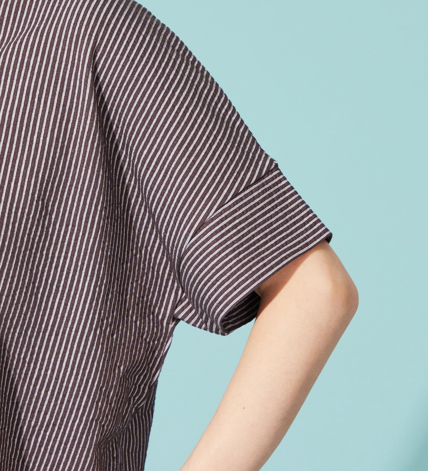 SOMETHING(サムシング)のSOMETHING バイオサッカースキッパーカットソー|トップス/Tシャツ/カットソー/レディース|チャコールグレー