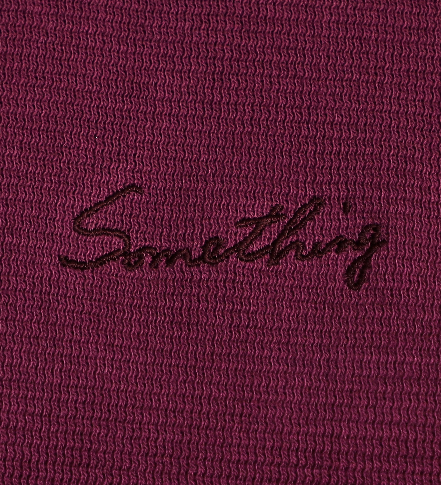 SOMETHING(サムシング)のSOMETHING ワッフル長袖カットソー|トップス/Tシャツ/カットソー/レディース|パープル