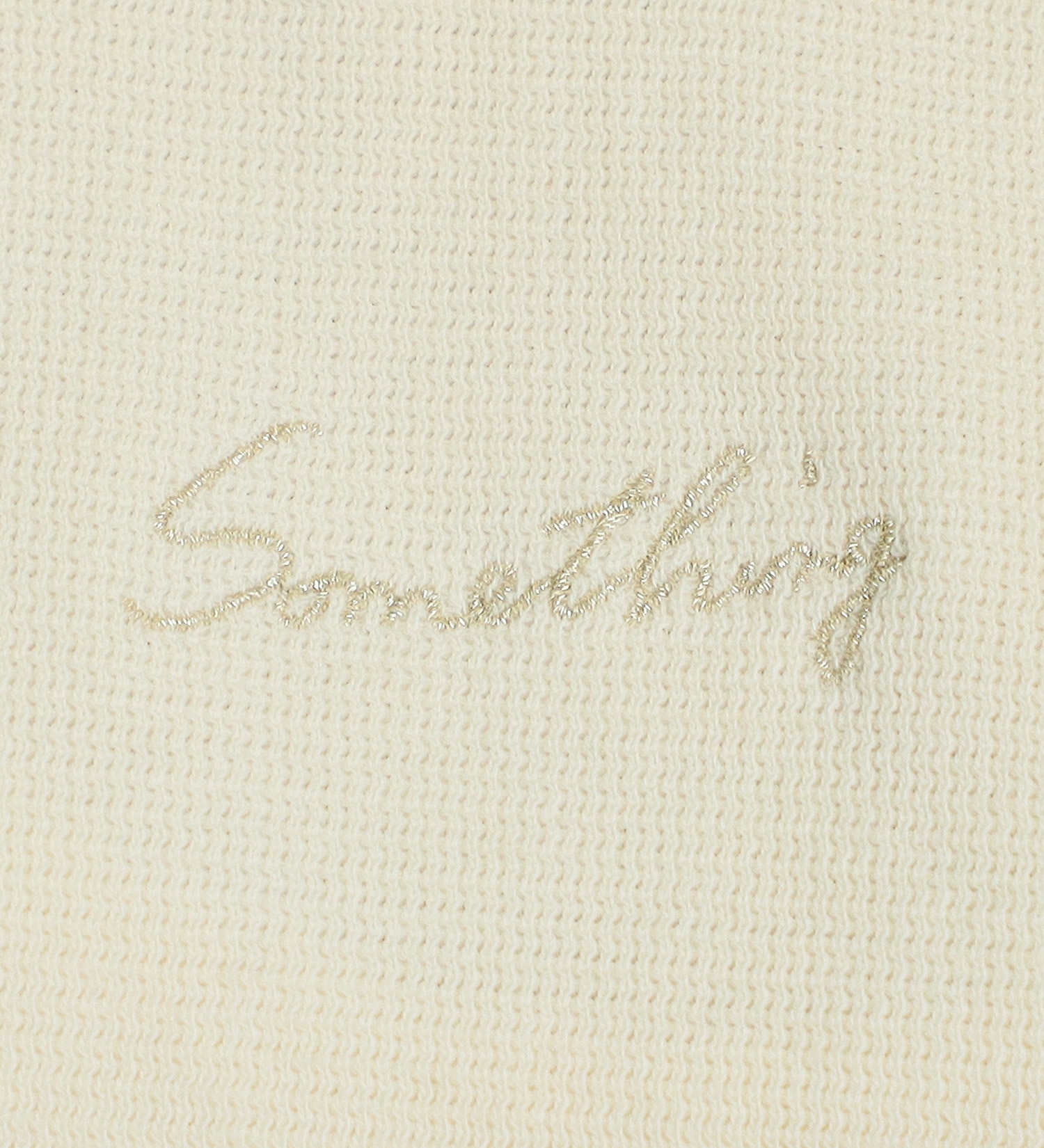 SOMETHING(サムシング)の【百貨店・直営店限定】SOMETHING ワッフル長袖カットソー|トップス/Tシャツ/カットソー/レディース|アイボリー