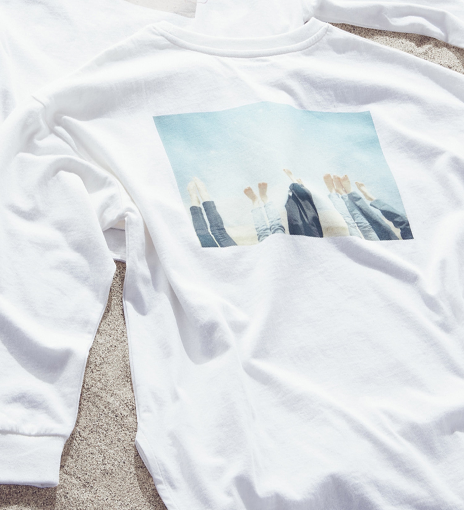 SOMETHING(サムシング)のSOMETHING TOKYO SOME GIRLS ロングスリーブTシャツ|トップス/Tシャツ/カットソー/レディース|ホワイト2