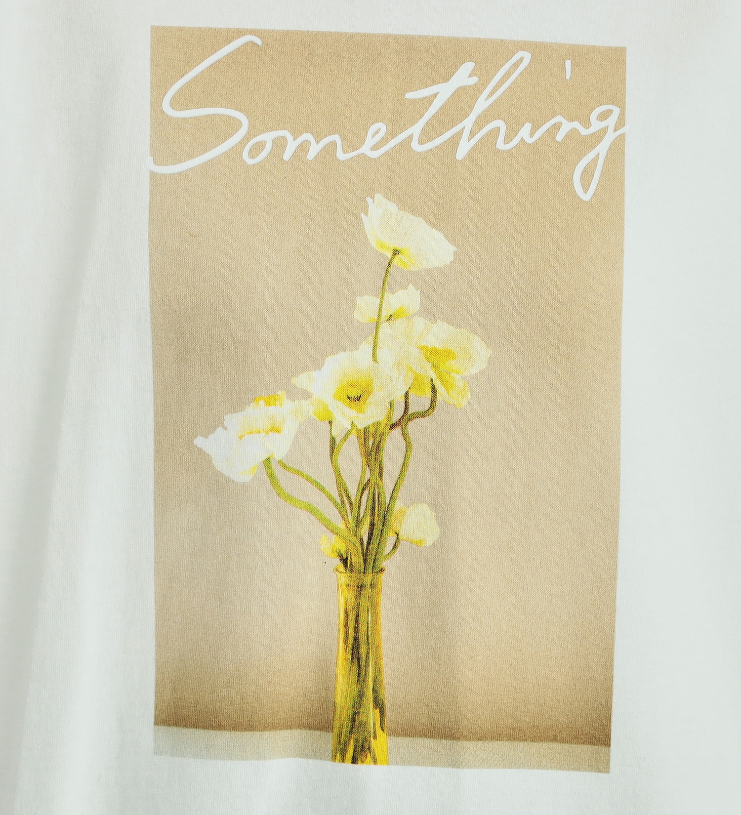 SOMETHING(サムシング)のSOMETHING ラウンドヘムロングスリーブTシャツ|トップス/Tシャツ/カットソー/レディース|ホワイト2