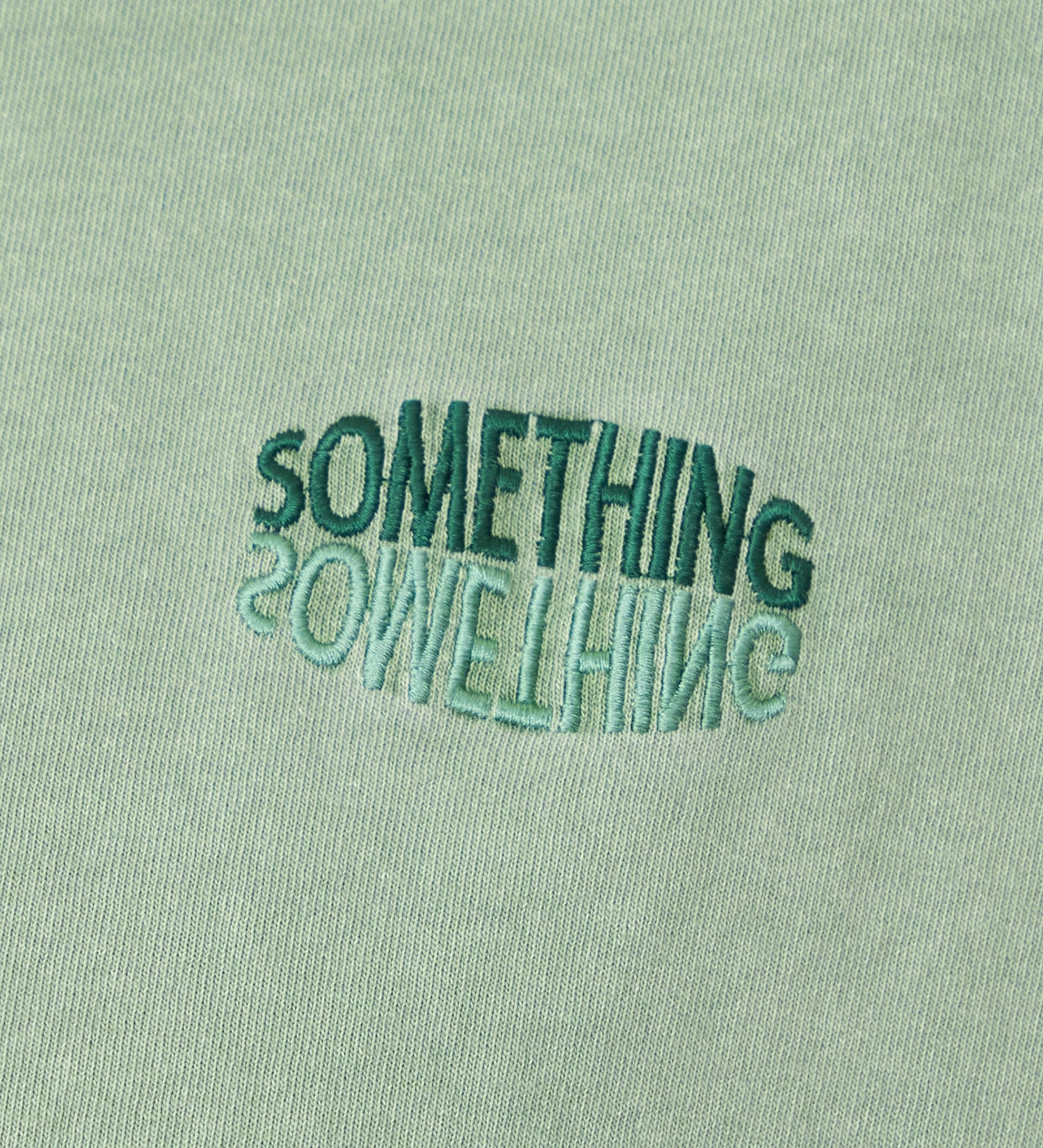 SOMETHING(サムシング)のSOMETHING　ラウンドヘム長袖Tシャツ/ロンT|トップス/Tシャツ/カットソー/レディース|グリーン