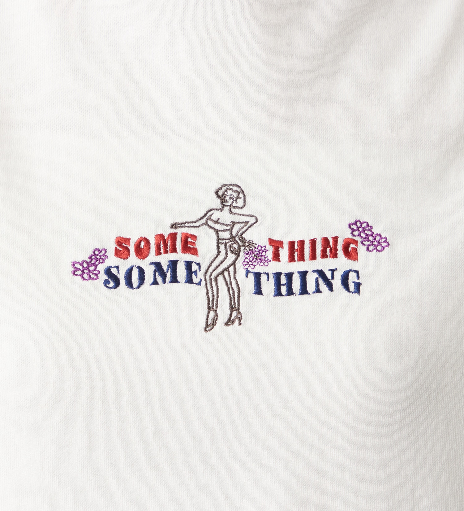 SOMETHING(サムシング)のSOMETHING ラウンドヘム長袖Tシャツ|トップス/Tシャツ/カットソー/レディース|ホワイト