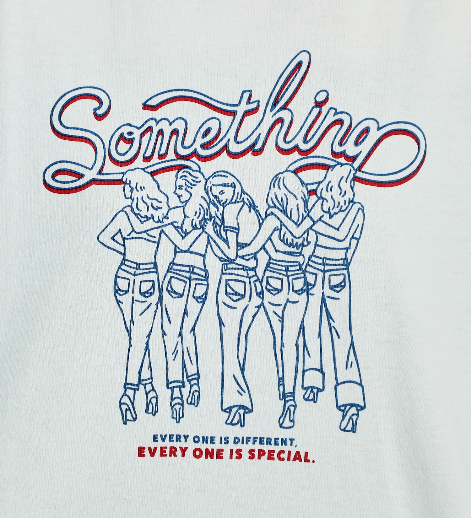 SOMETHING(サムシング)のSOMETHING ラウンドヘム長袖Tシャツ|トップス/Tシャツ/カットソー/レディース|ホワイト