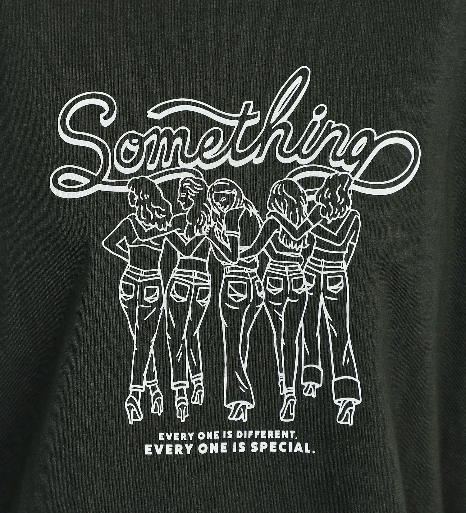 SOMETHING(サムシング)のSOMETHING ラウンドヘム長袖Tシャツ|トップス/Tシャツ/カットソー/レディース|チャコールグレー