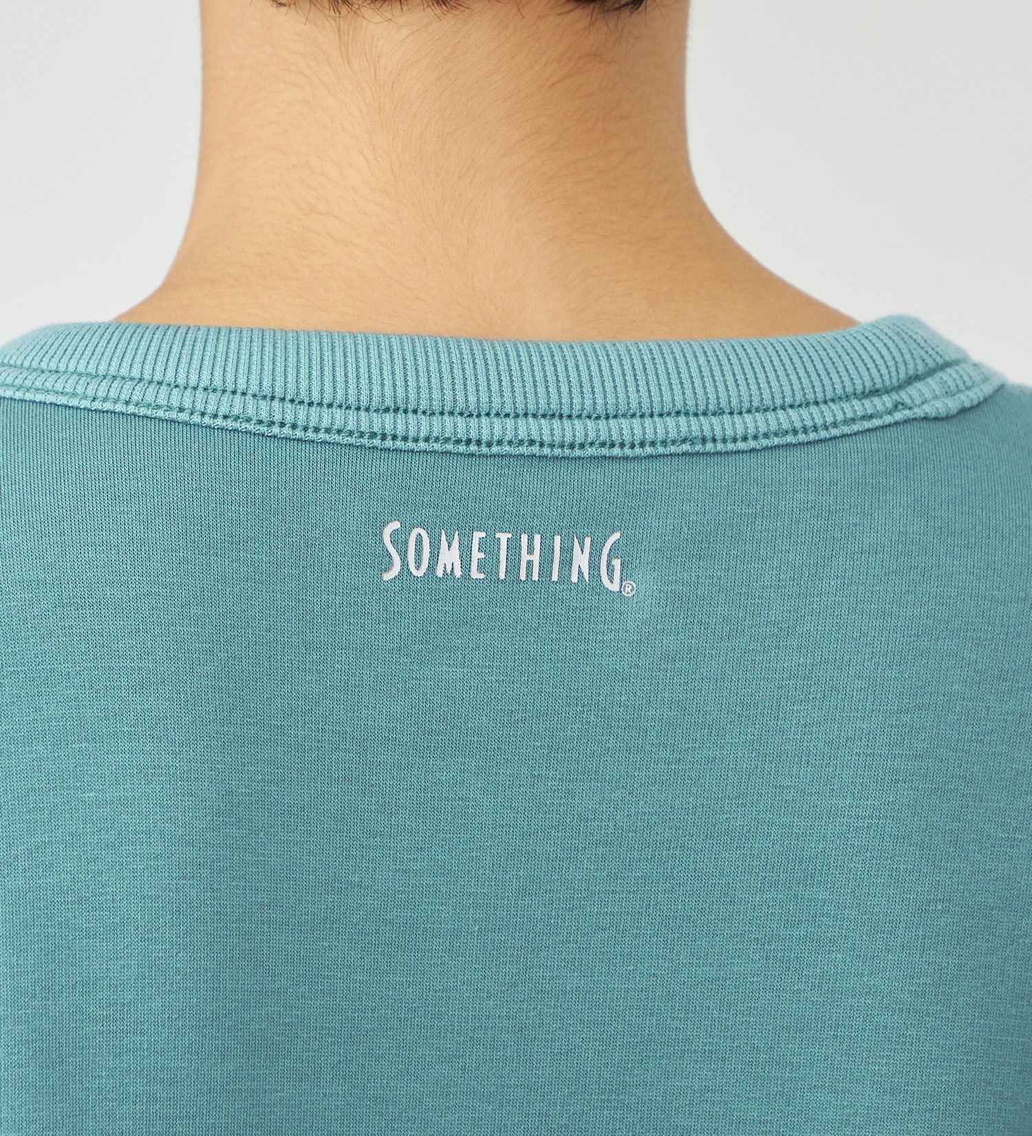 SOMETHING(サムシング)のSOMETHING　リバーシブルスウェット|トップス/スウェット/レディース|ブルーグリーン