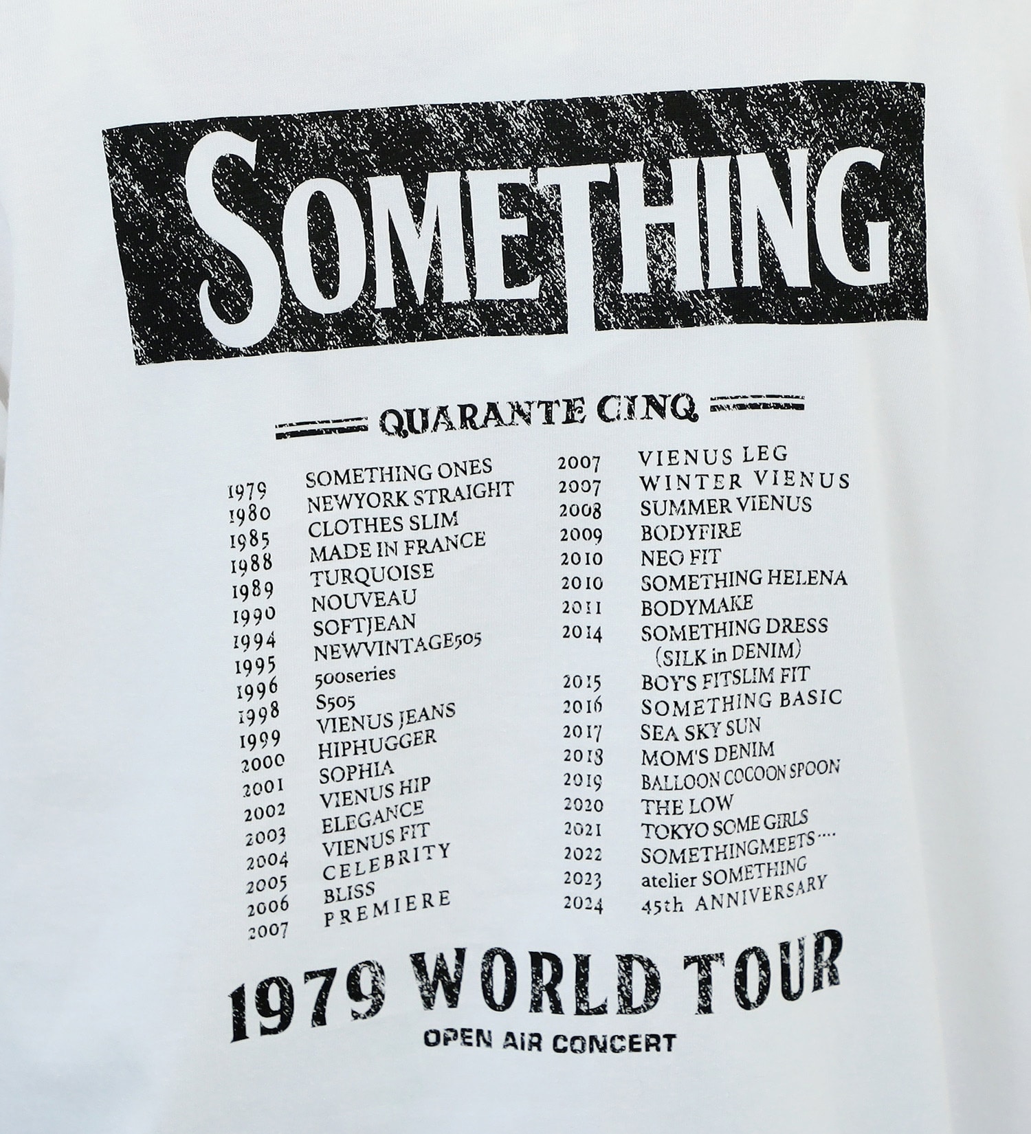 SOMETHING(サムシング)のSOMETHING ロックTシャツ|トップス/Tシャツ/カットソー/レディース|ホワイト2