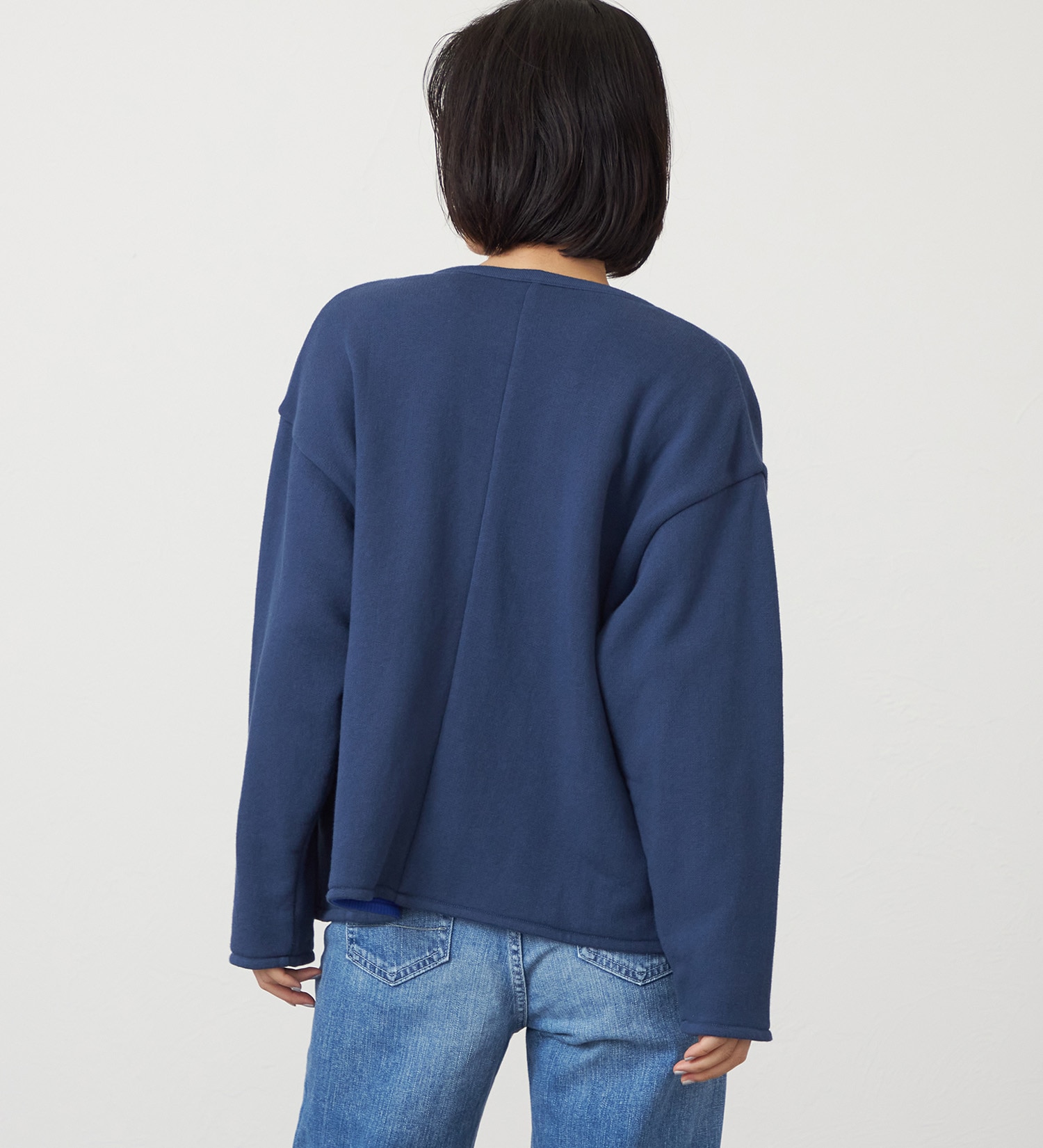 SOMETHING(サムシング)のSOMETHING リバーシブルカーディガン|トップス/その他トップス/レディース|ネイビー