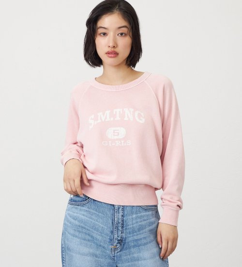 SOMETHING ピグメントスウェット