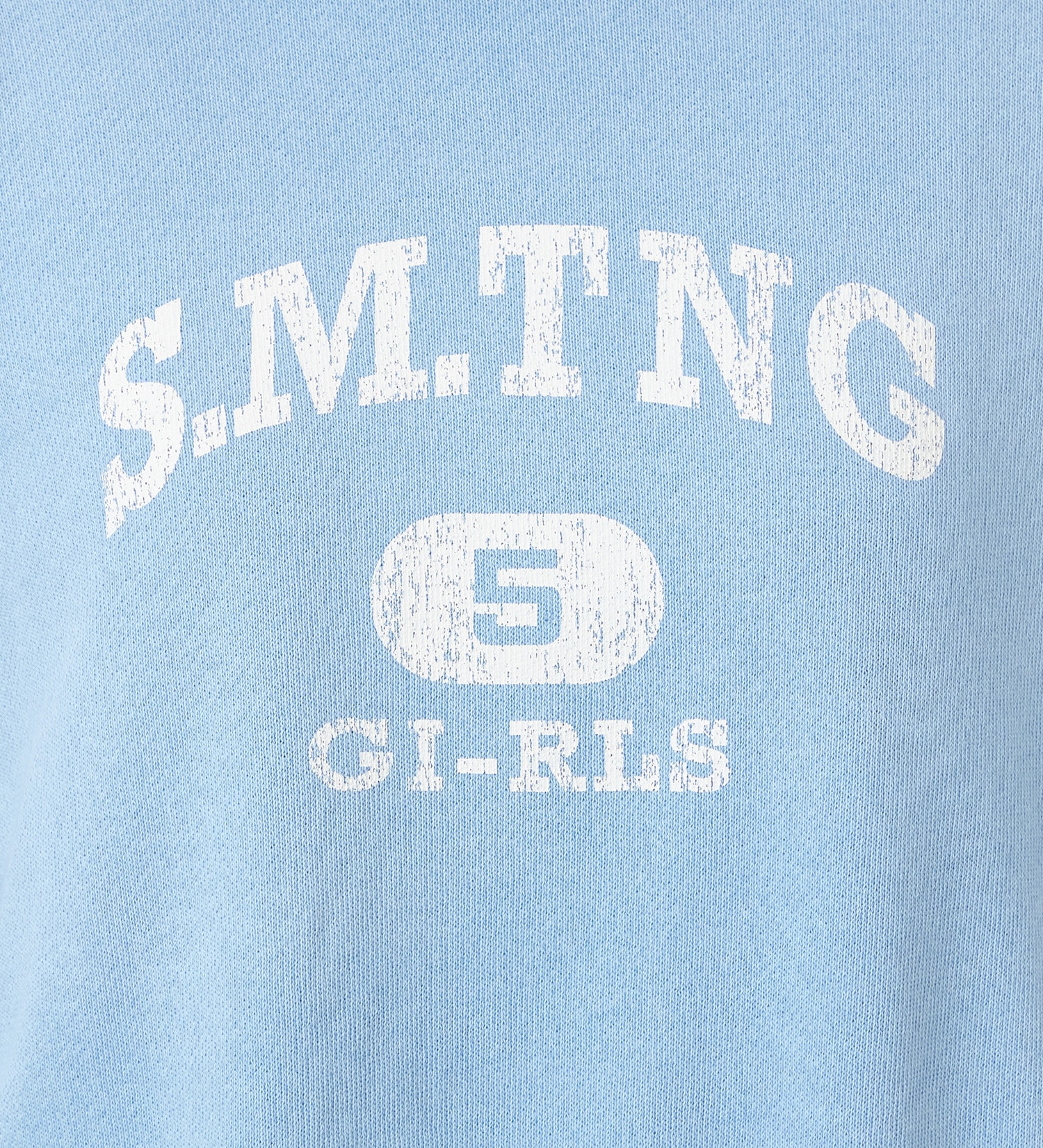 Naptime. プルオーバー スウェット ライトブルー　美品 Naptime. プルオーバー スウェット ライトブルー 美品 2021 FW GALLERY