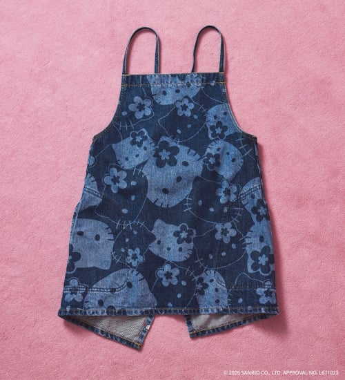 SOMETHING(サムシング)のSOMETHING×HELLO KITTY APRON BUSTIER|トップス/その他トップス/レディース|インディゴブルー