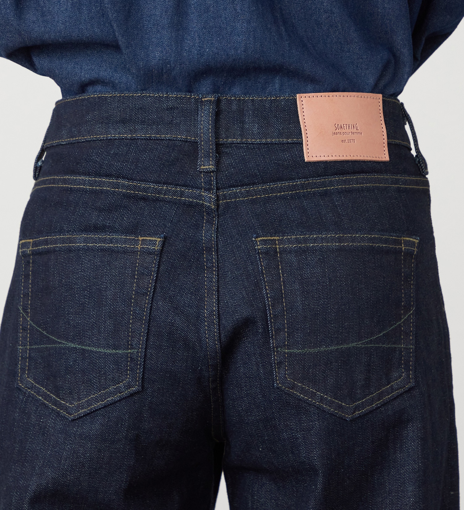 SOMETHING(サムシング)のSOMETHING LISA NOUVEAU WIDE/ワイドデニムパンツ|パンツ/デニム/ジーンズパンツ/レディース|インディゴブルー