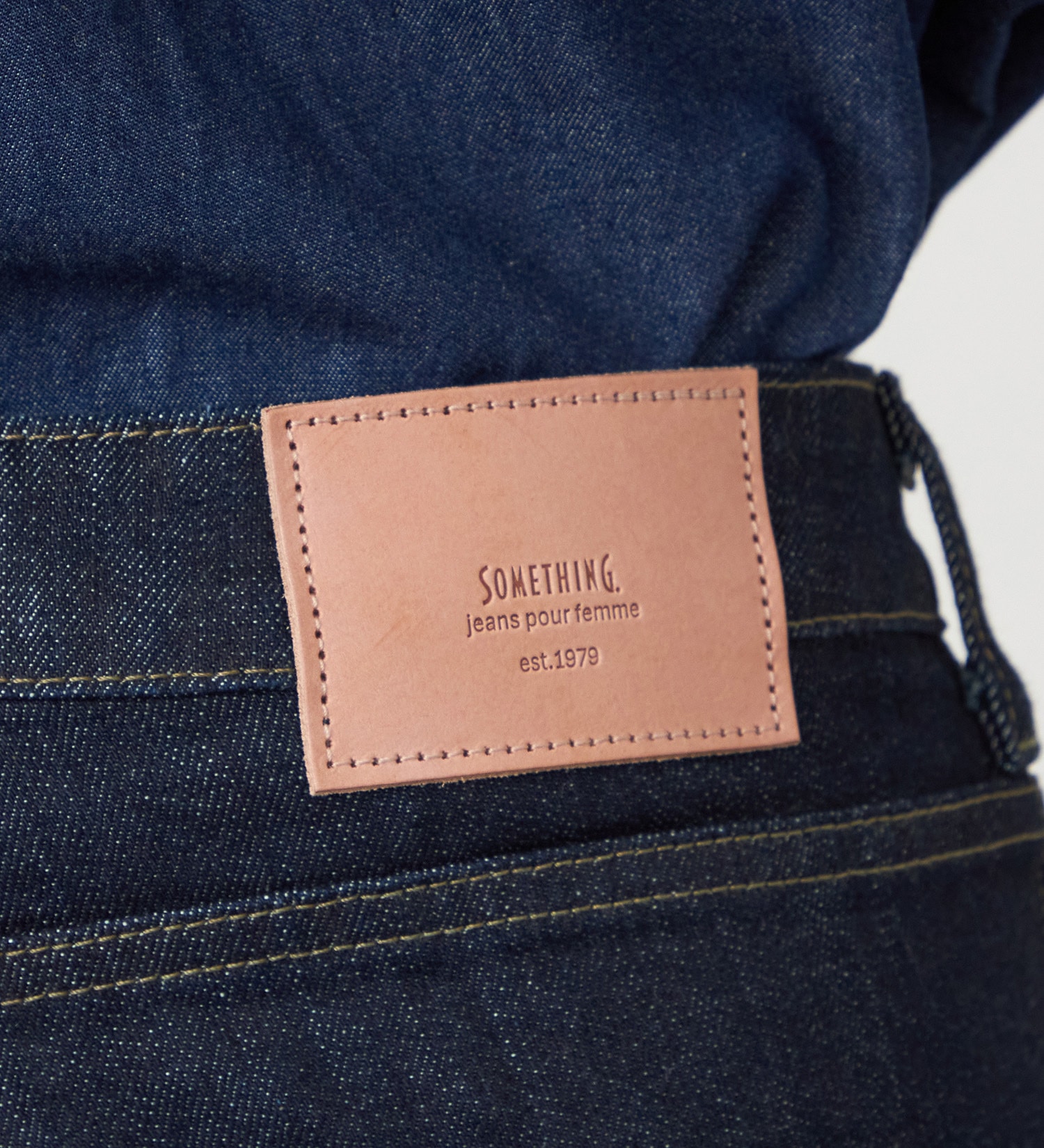 SOMETHING(サムシング)のSOMETHING LISA NOUVEAU WIDE/ワイドデニムパンツ|パンツ/デニム/ジーンズパンツ/レディース|インディゴブルー