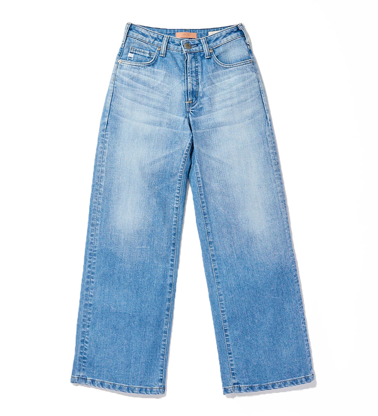 SOMETHING(サムシング)のSOMETHING LISA NOUVEAU WIDE/ワイドデニムパンツ|パンツ/デニム/ジーンズパンツ/レディース|淡色ブルー