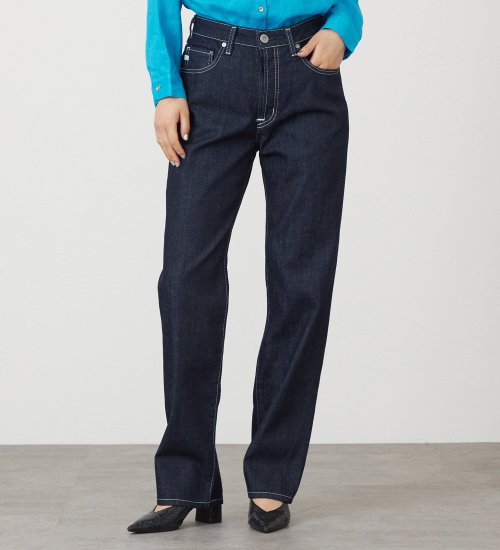 のSOMETHING ELSA NOUVEAU STRAIGHT/ストレートデニムパンツ|//|インディゴブルー