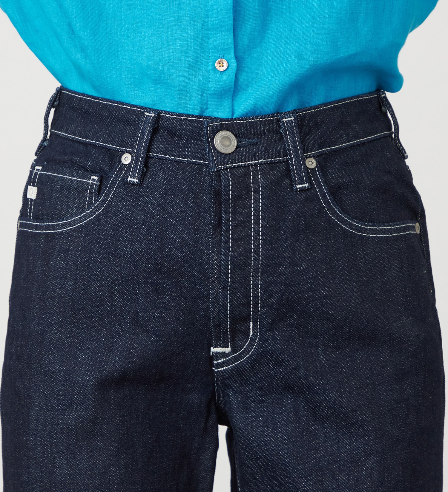 SOMETHING(サムシング)のSOMETHING ELSA NOUVEAU STRAIGHT/ストレートデニムパンツ|パンツ/デニム/ジーンズパンツ/レディース|インディゴブルー