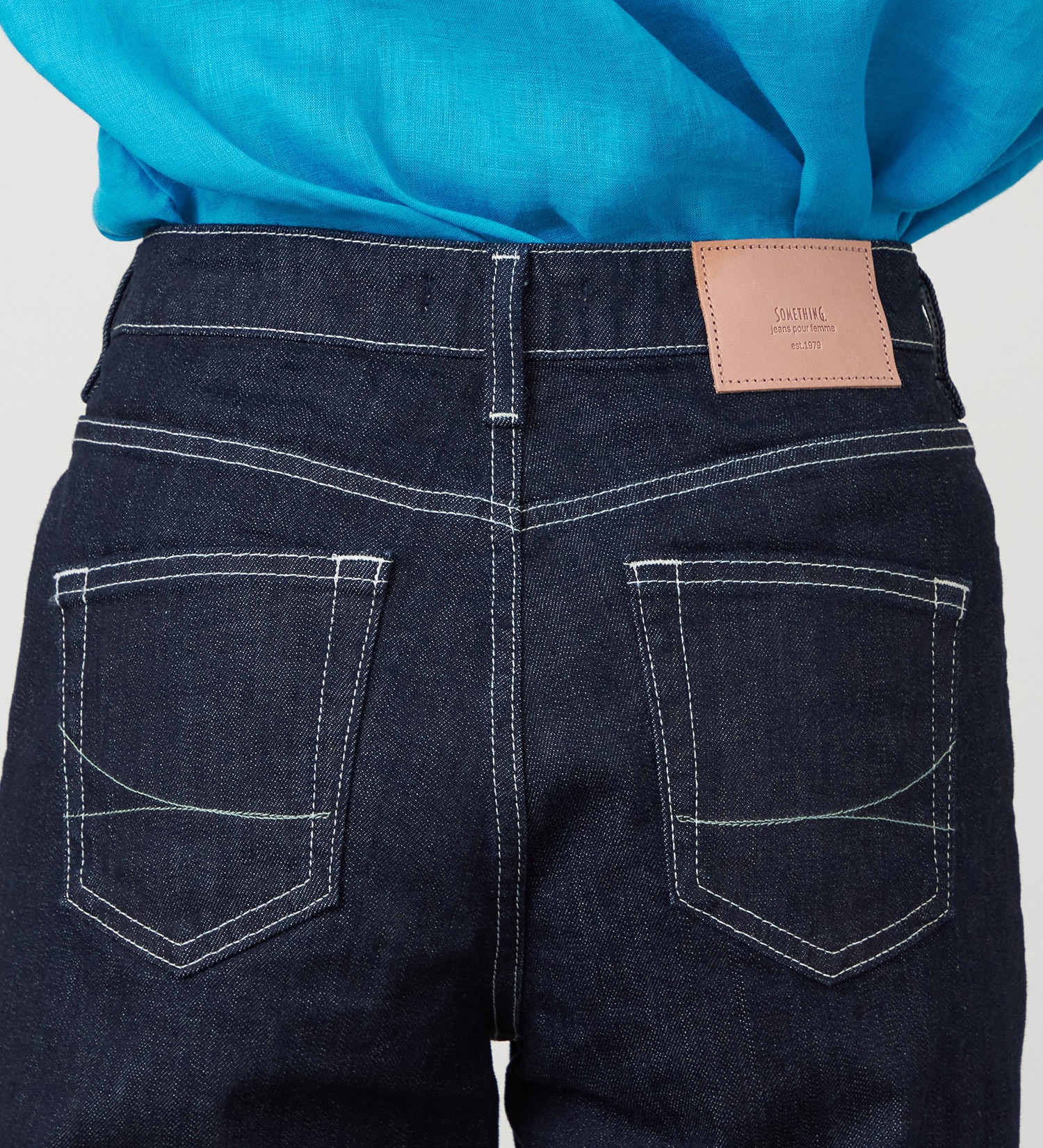 SOMETHING(サムシング)のSOMETHING ELSA NOUVEAU STRAIGHT/ストレートデニムパンツ|パンツ/デニム/ジーンズパンツ/レディース|インディゴブルー