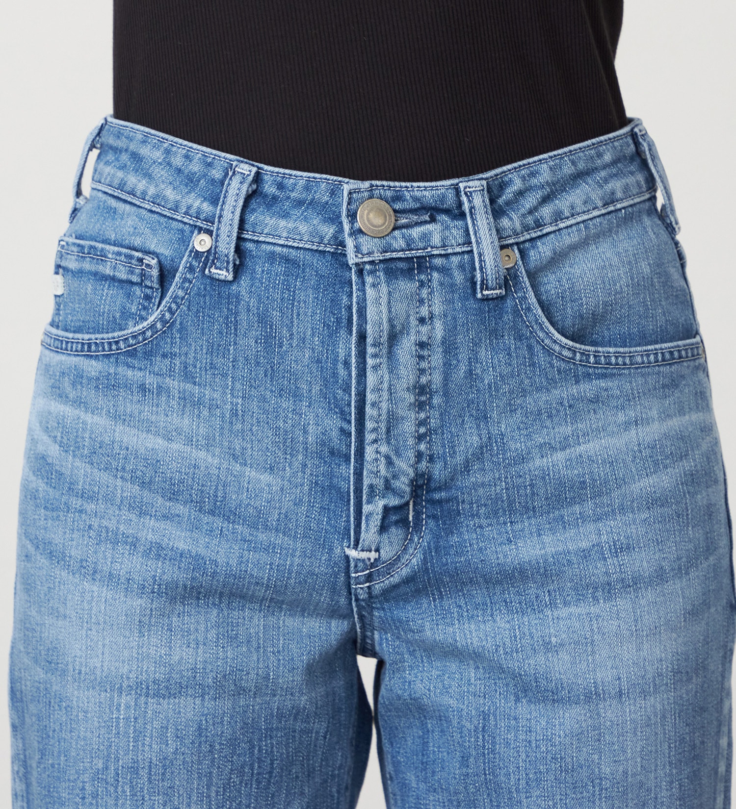 SOMETHING(サムシング)のSOMETHING ELSA NOUVEAU STRAIGHT/ストレートデニムパンツ|パンツ/デニム/ジーンズパンツ/レディース|淡色ブルー