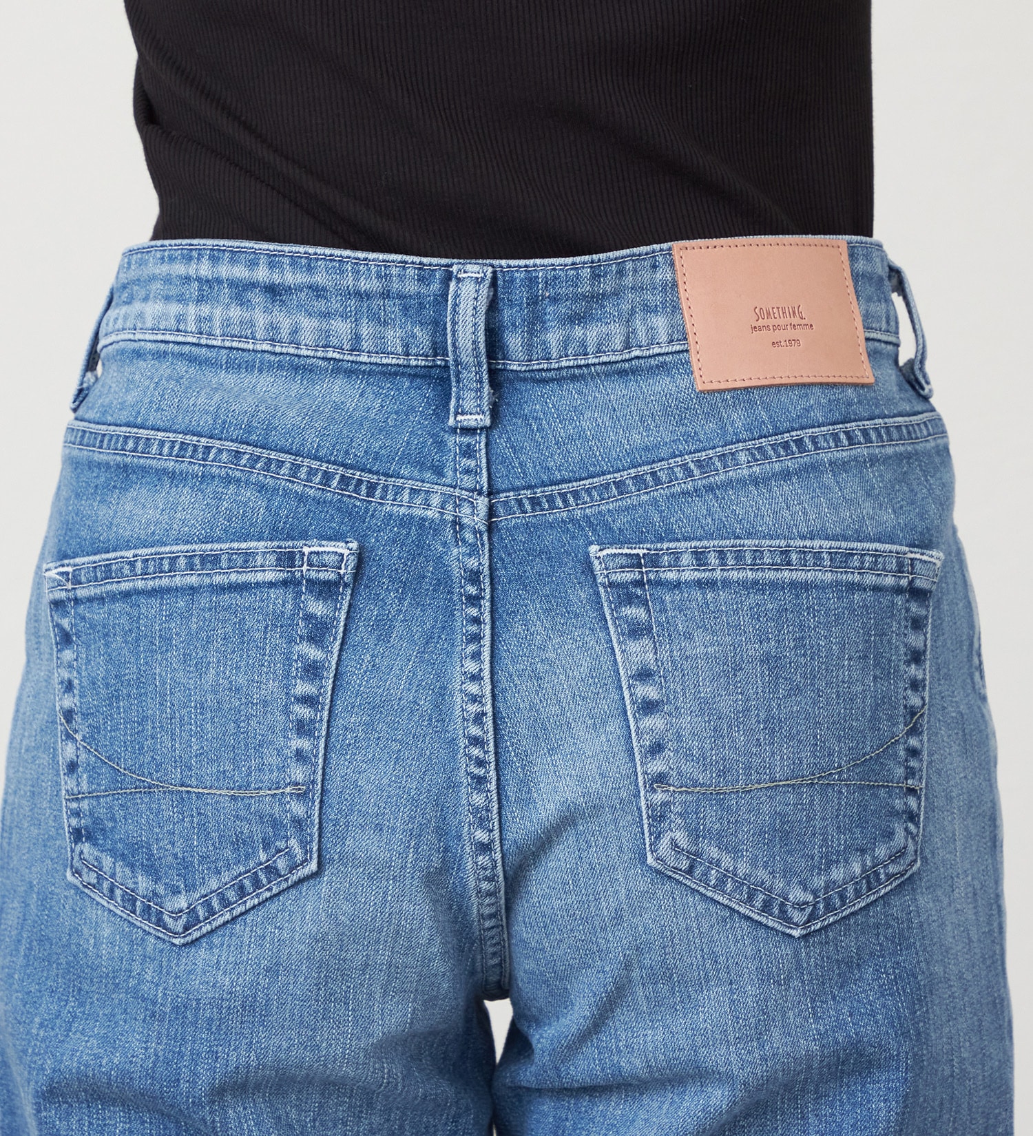 SOMETHING(サムシング)のSOMETHING ELSA NOUVEAU STRAIGHT/ストレートデニムパンツ|パンツ/デニム/ジーンズパンツ/レディース|淡色ブルー