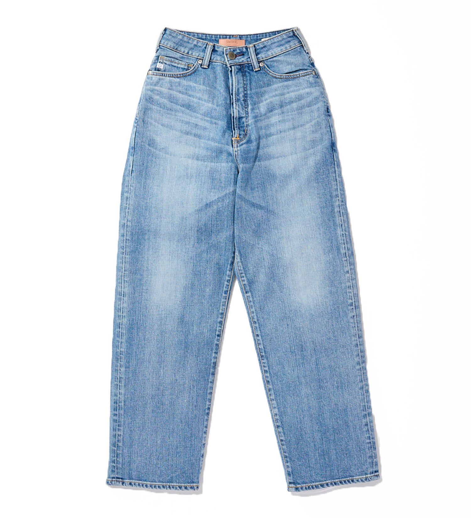 SOMETHING(サムシング)のSOMETHING  CLAUDIA NOUVEAU CURVE/カーブデニムパンツ|パンツ/デニム/ジーンズパンツ/レディース|淡色ブルー