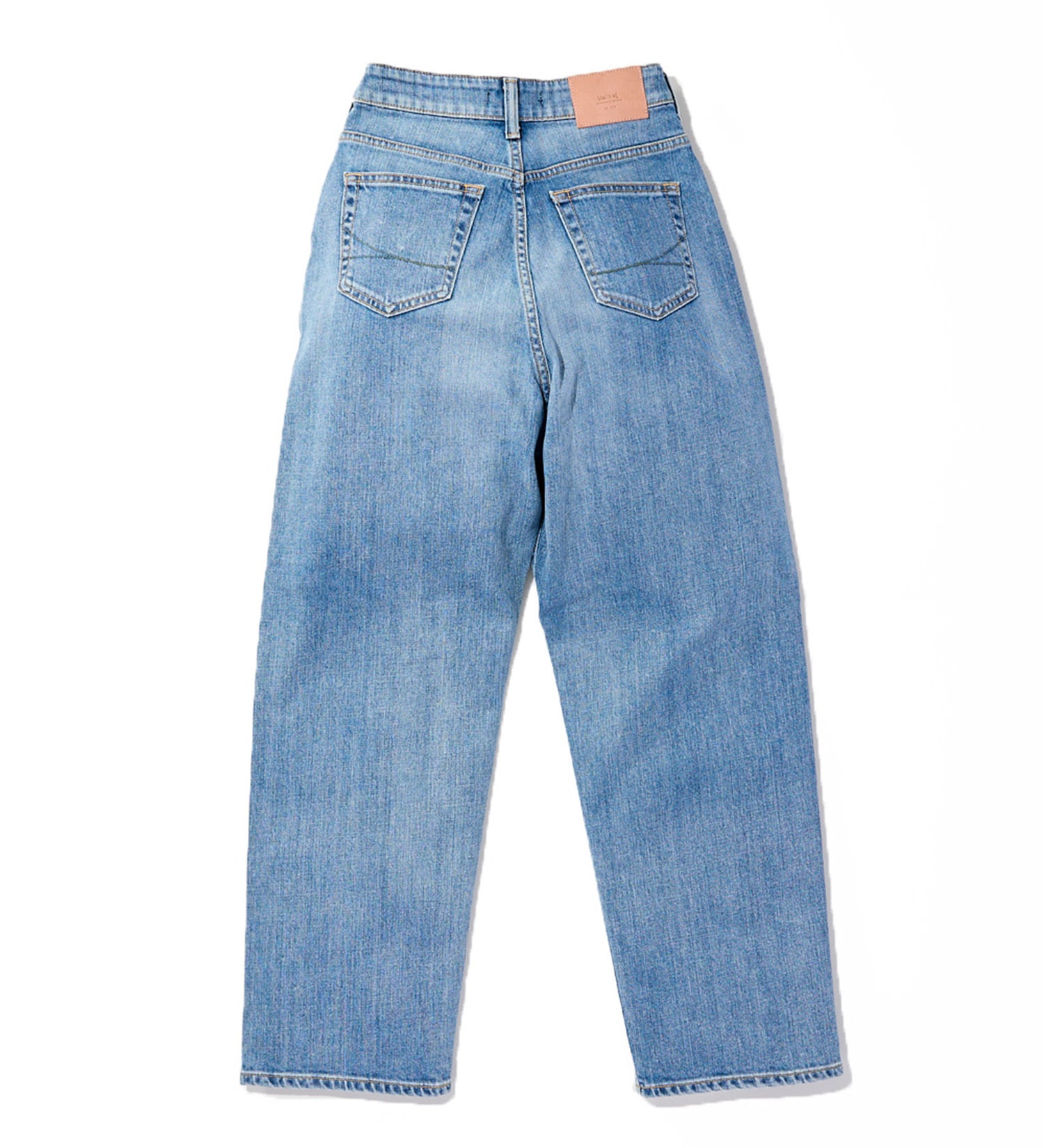 SOMETHING(サムシング)のSOMETHING  CLAUDIA NOUVEAU CURVE/カーブデニムパンツ|パンツ/デニム/ジーンズパンツ/レディース|淡色ブルー