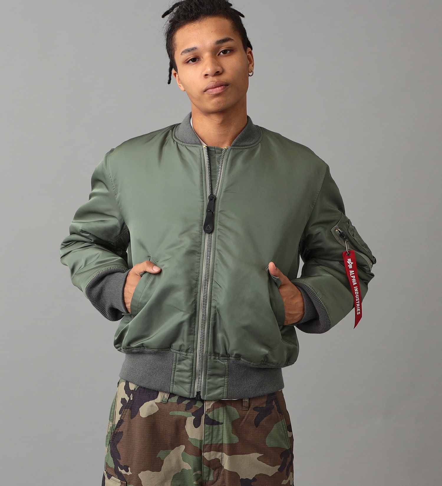 ALPHA】アルファ MA-1 military jacket-